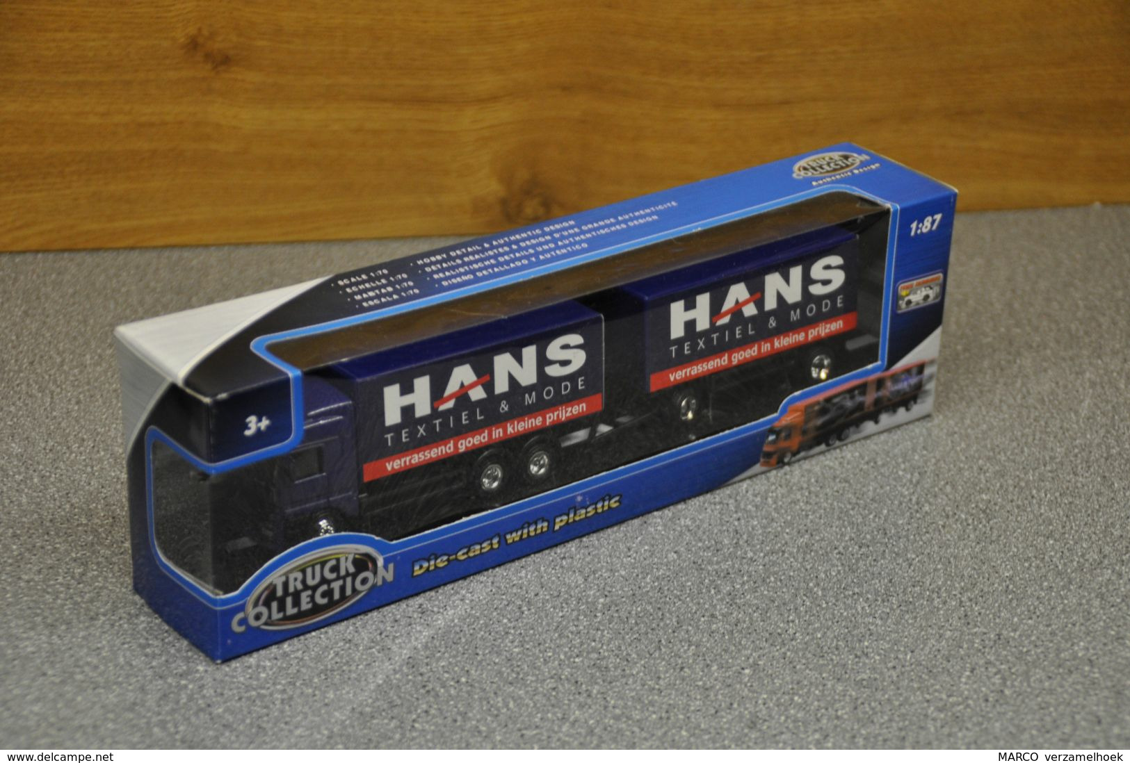 Hans Textiel & Mode Teama Toys Scale 1:87 Die Cast Truck Collection - Camions, Bus Et Construction