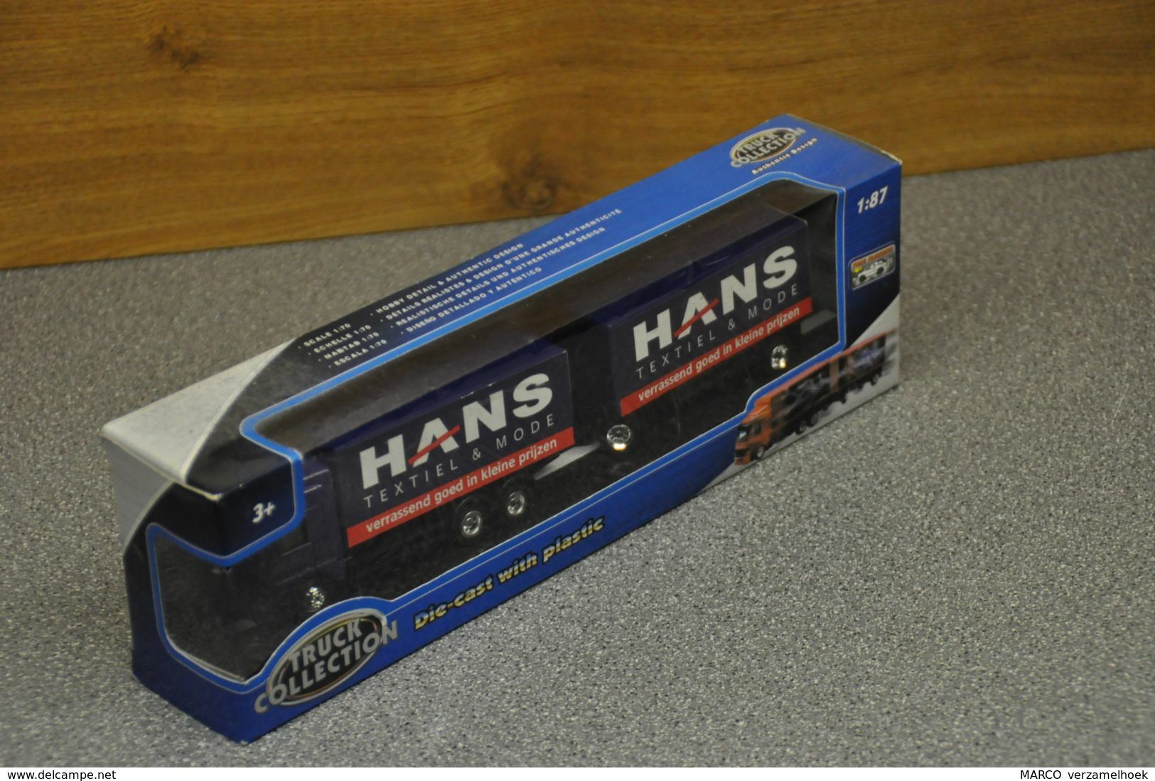 Hans Textiel & Mode Teama Toys Scale 1:87 Die Cast Truck Collection - Trucks, Buses & Construction