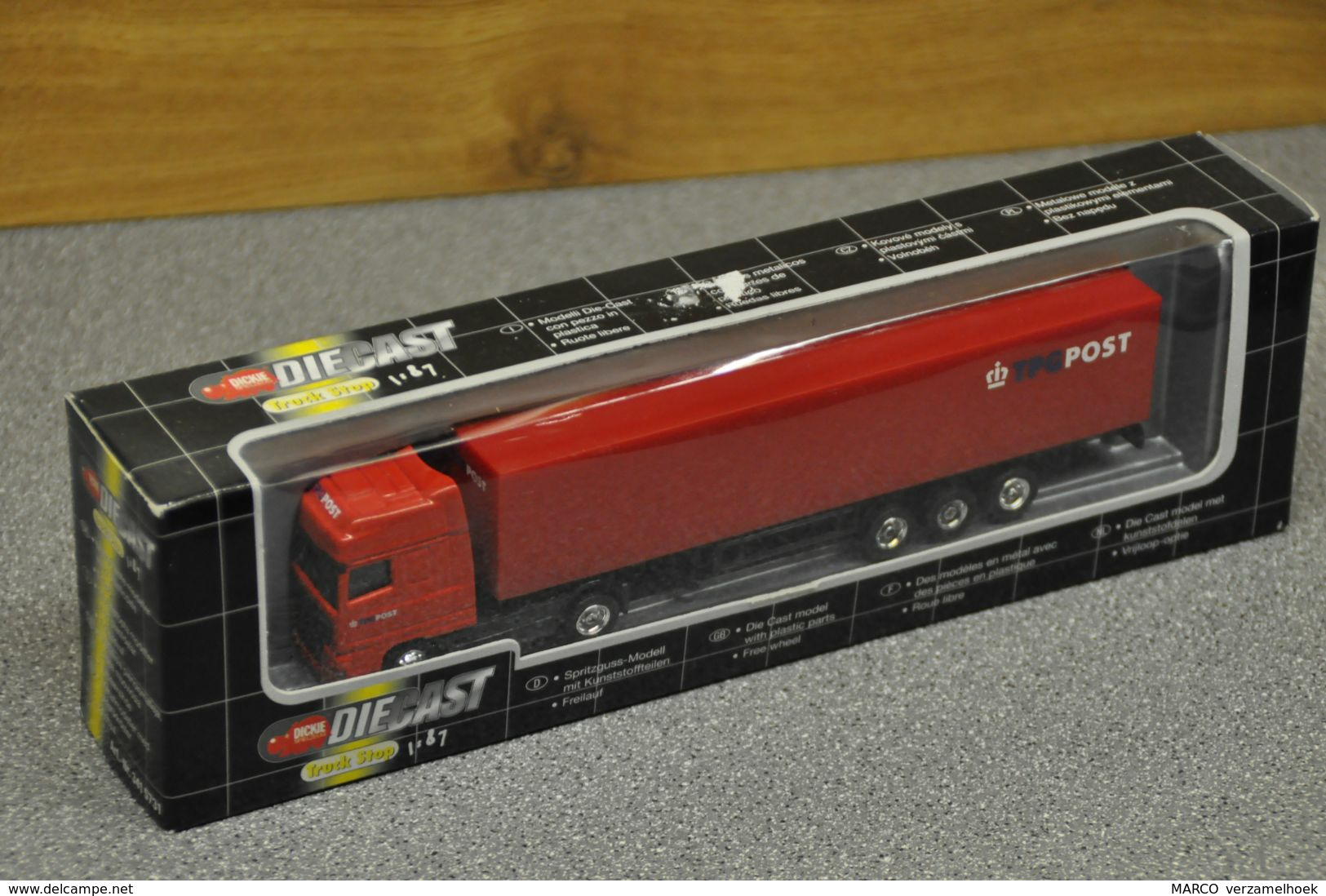 TPG TNT Post-group Dickie Die Cast Truckstop Scale 1:87 DAF XF - Trucks, Buses & Construction