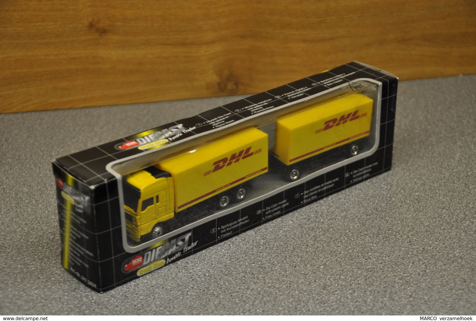 DHL Bonn Dickie Die Cast Truckstop Scale 1:87 MAN - Camiones, Buses Y Construcción