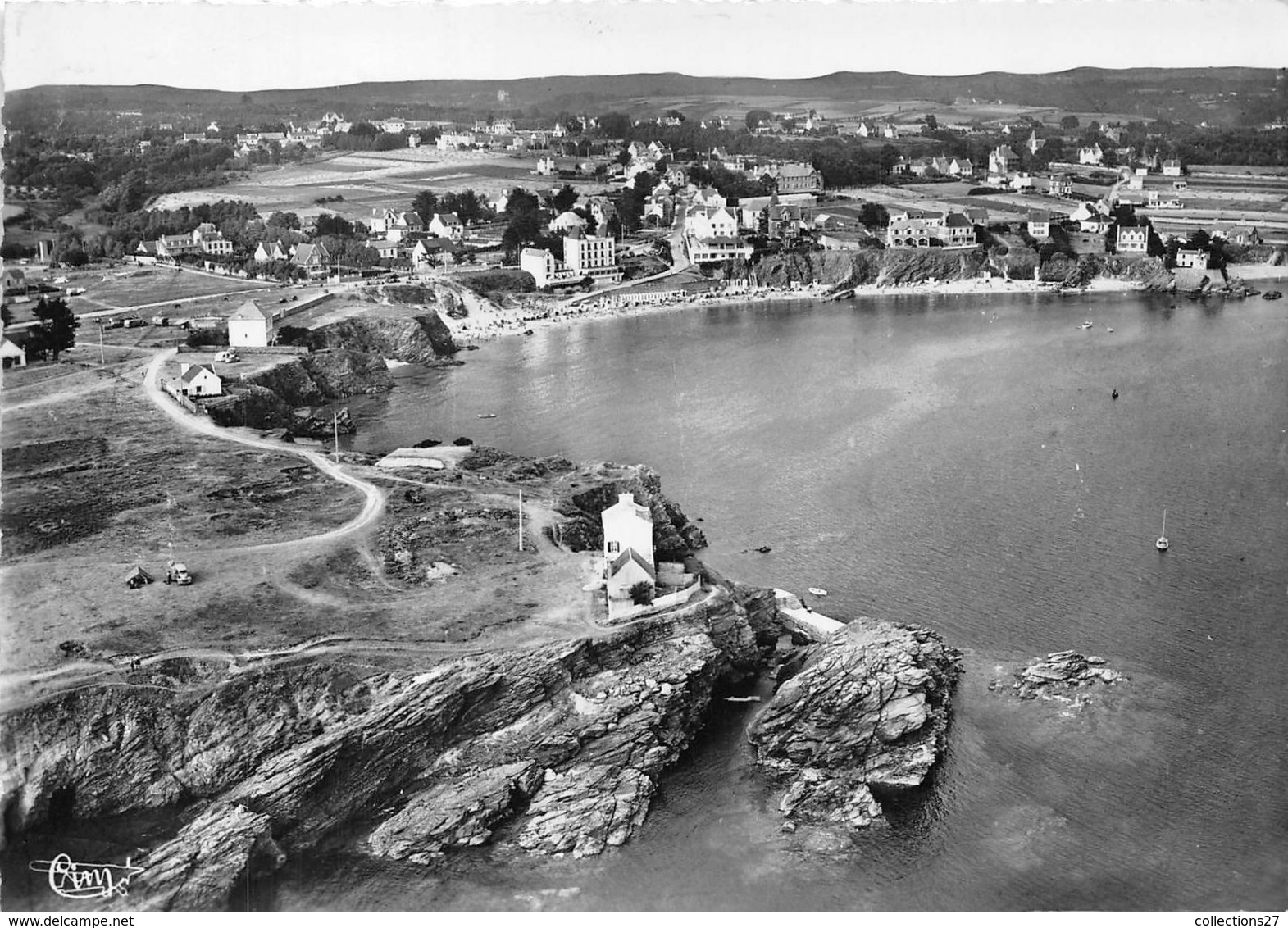 29-LE-POULDU- VUE AERIENNE DE LA PLAGE - Le Pouldu