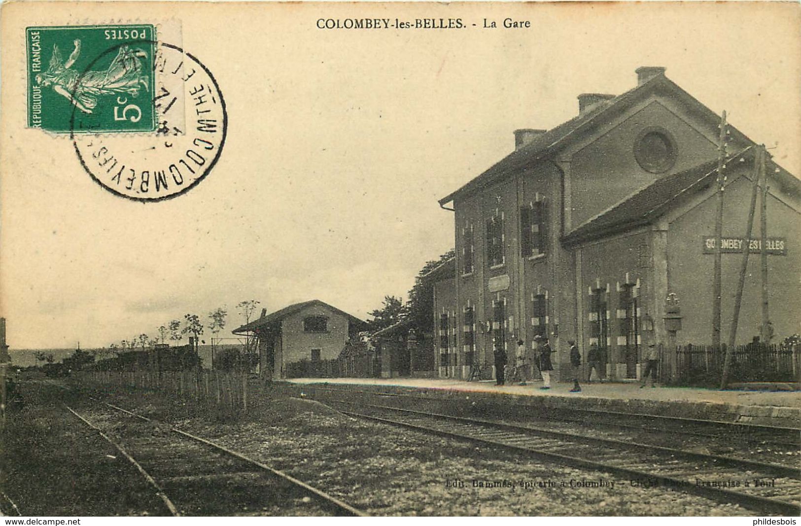 MEURTHE ET MOSELLE  COLOMBEY LES BELLES  La Gare - Colombey Les Belles