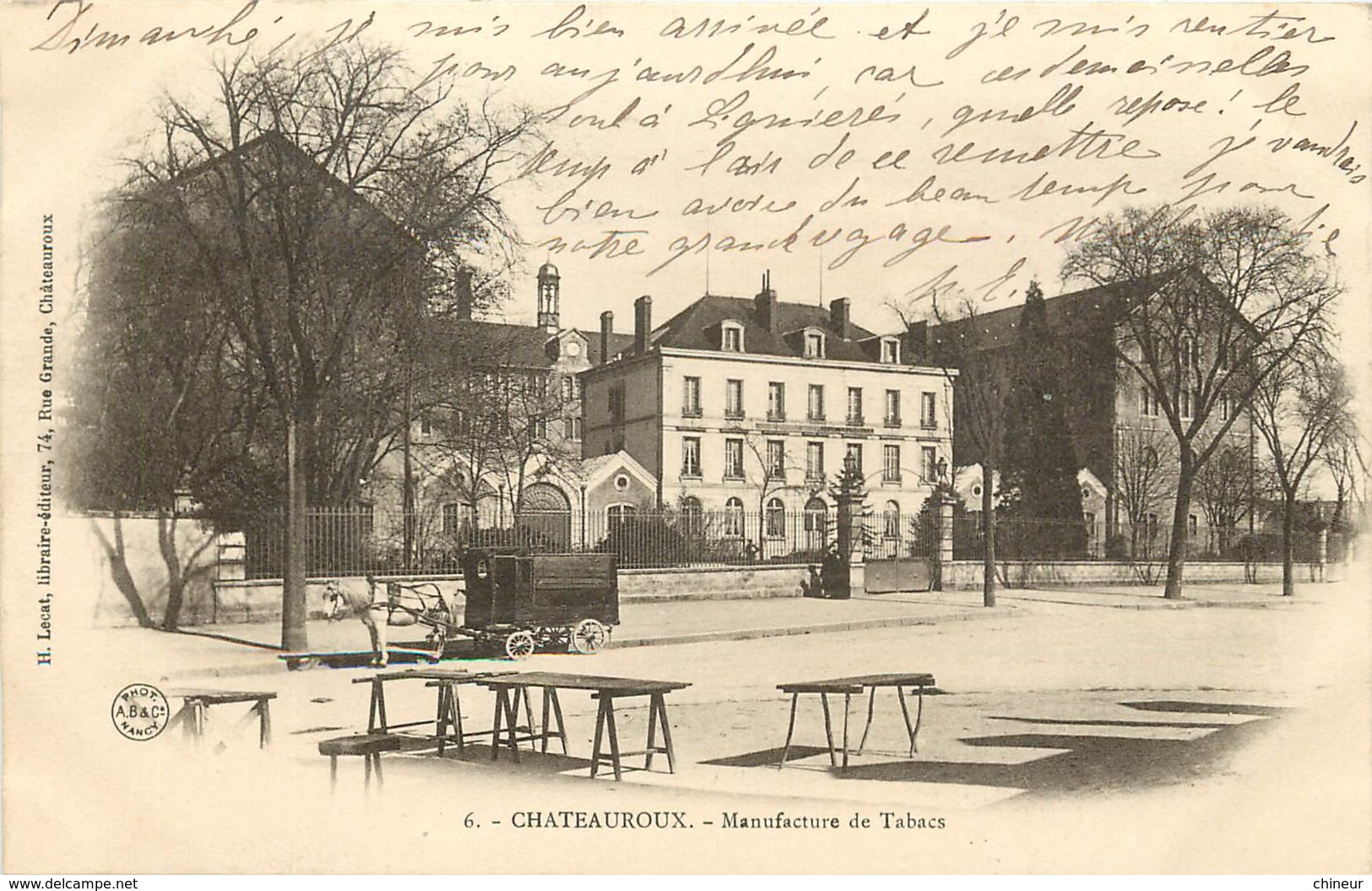 CHATEAUROUX MANUFACTURE DE TABACS CARTE PRECURSEUR - Chateauroux
