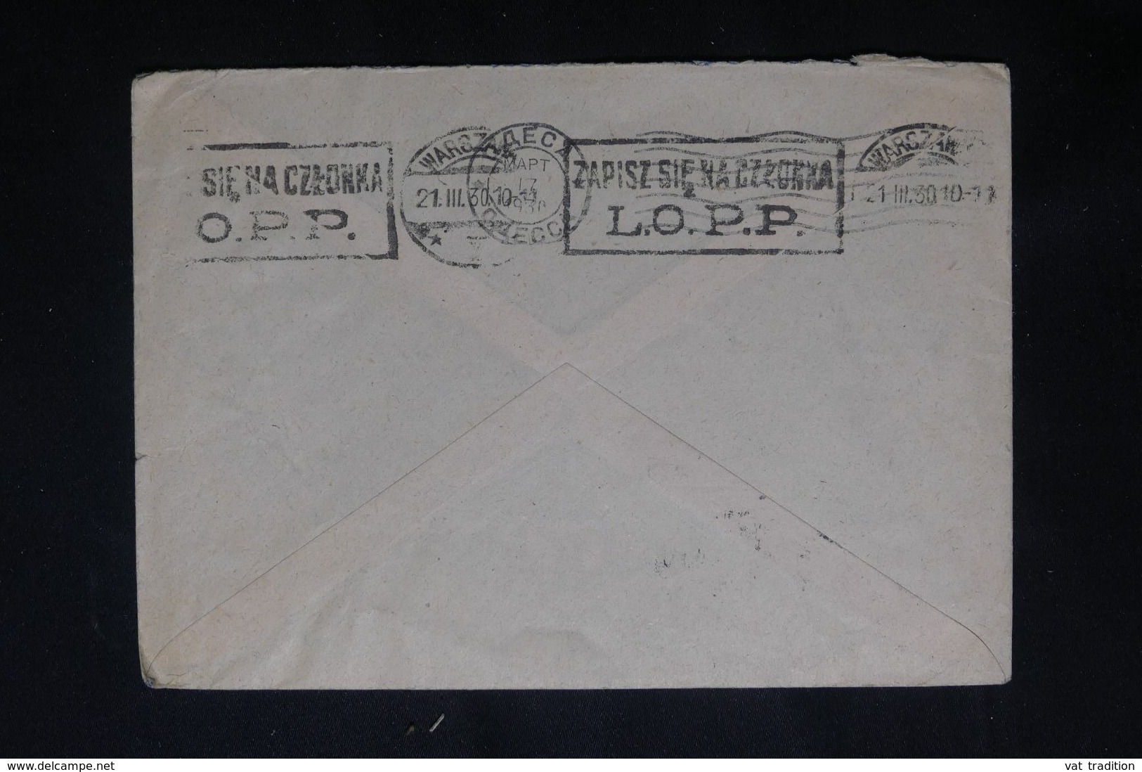 U.R.S.S.  - Enveloppe De Odessa Pour Warszawa En 1930 - L 65326 - Cartas & Documentos