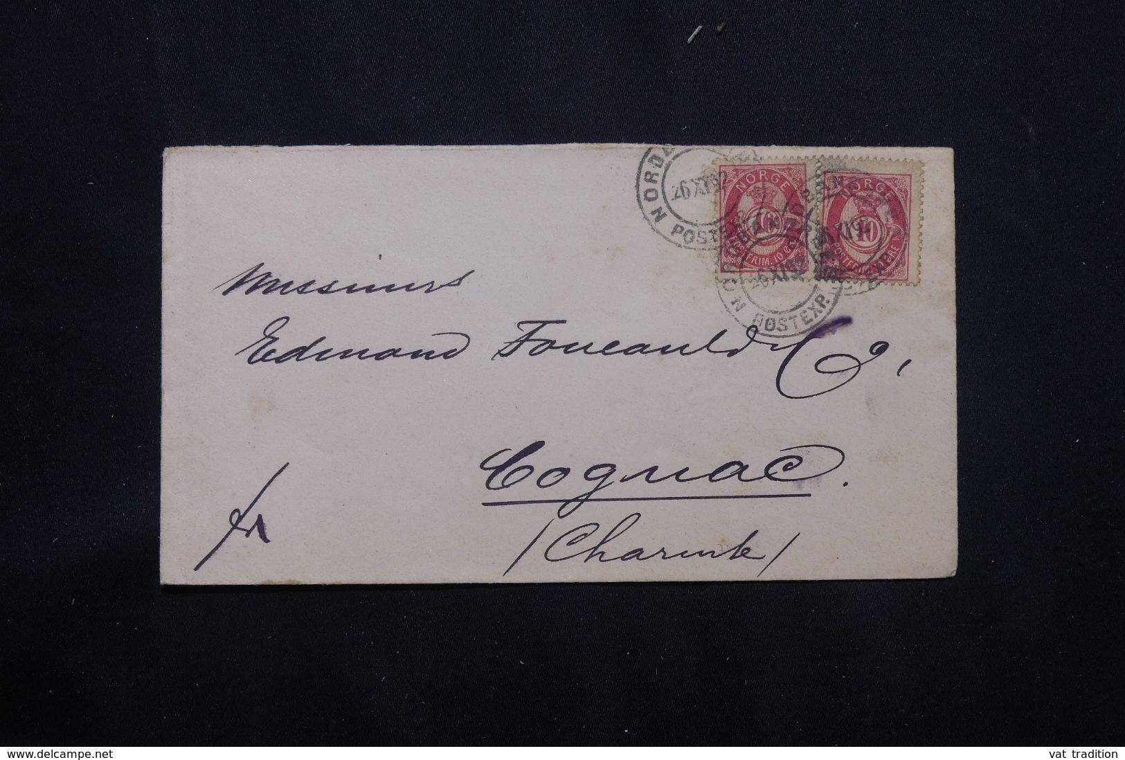 NORVÈGE - Enveloppe De Hamar Pour La France En 1892 - L 65328 - Briefe U. Dokumente