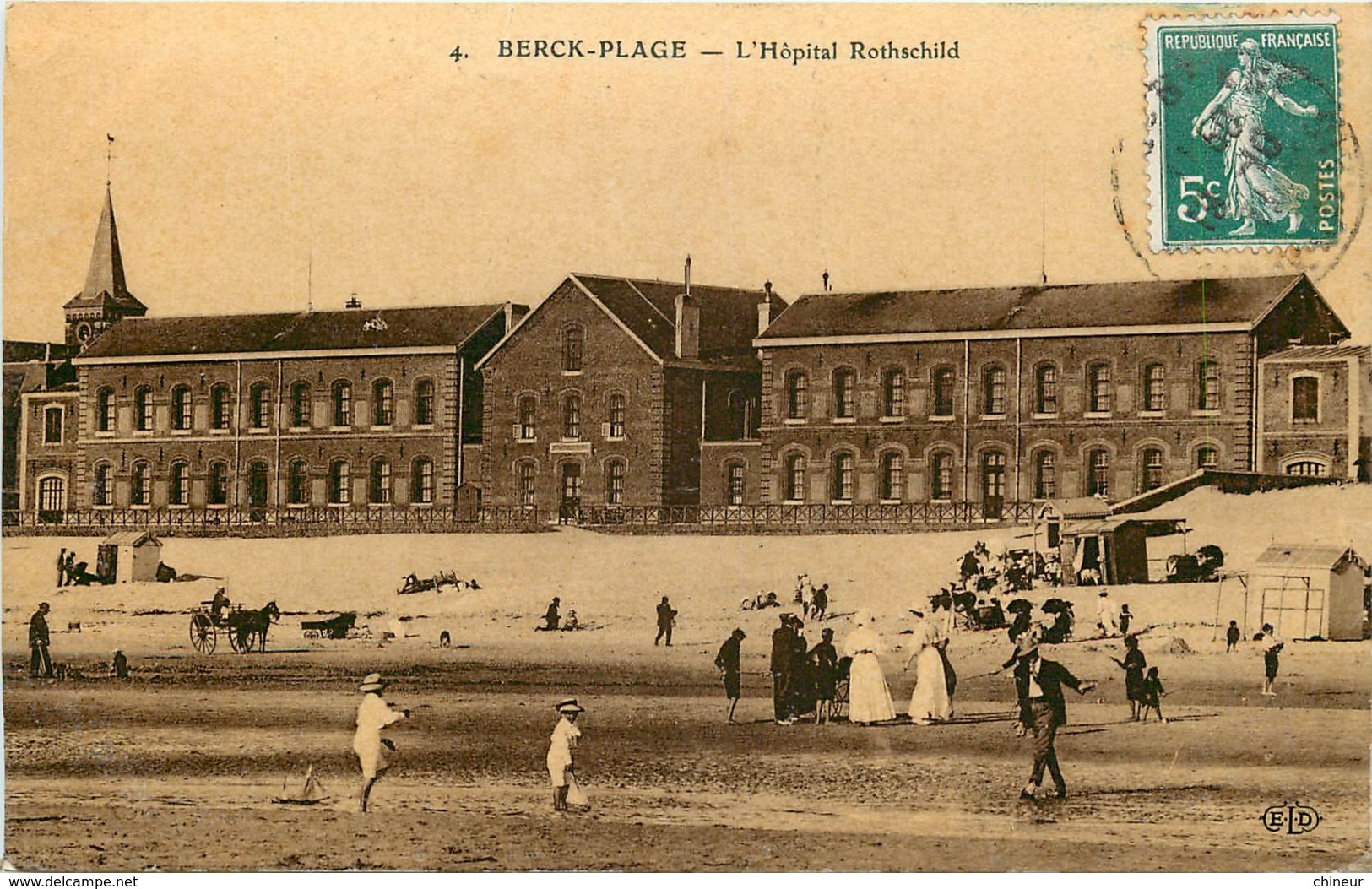 BERCK PLAGE HOPITAL ROTHSCHILD - Berck