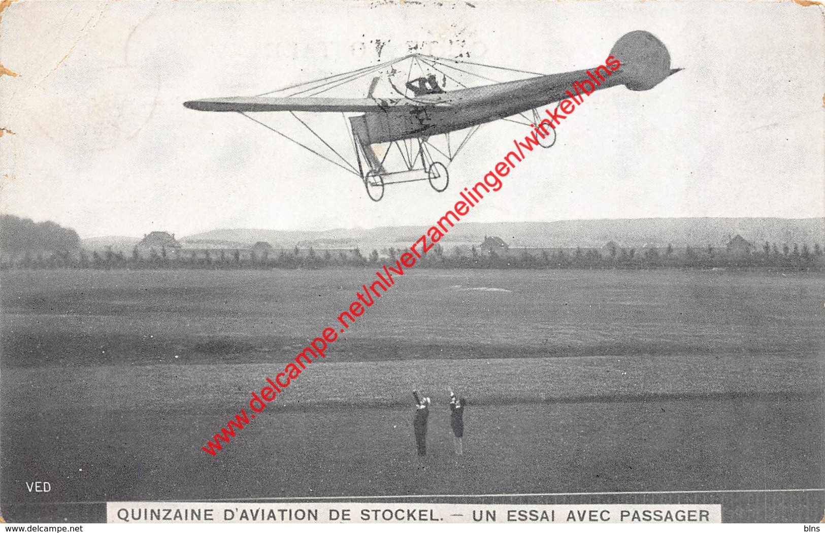 1910 - Quinzaine D'aviation De Stockel - Un Essai Avec Passager - Woluwe-St-Pierre - St-Pieters-Woluwe