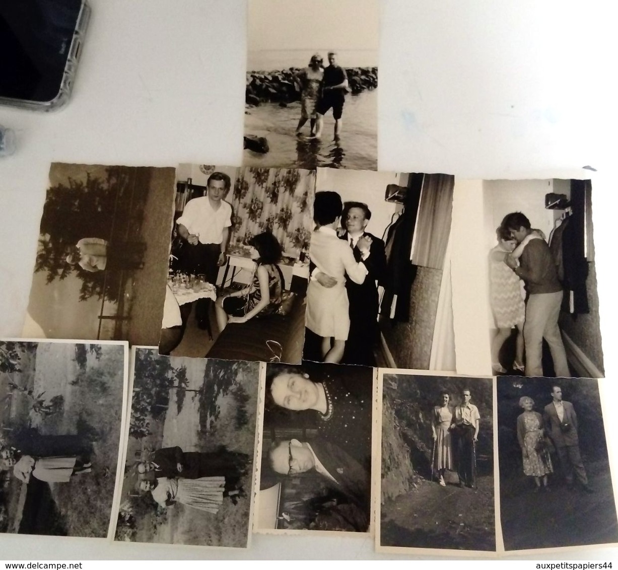 Lot De 200 Photos Originales Sur Le Thème Du Couple Vers 19400/1970 - Voir Photos - Personnes Anonymes