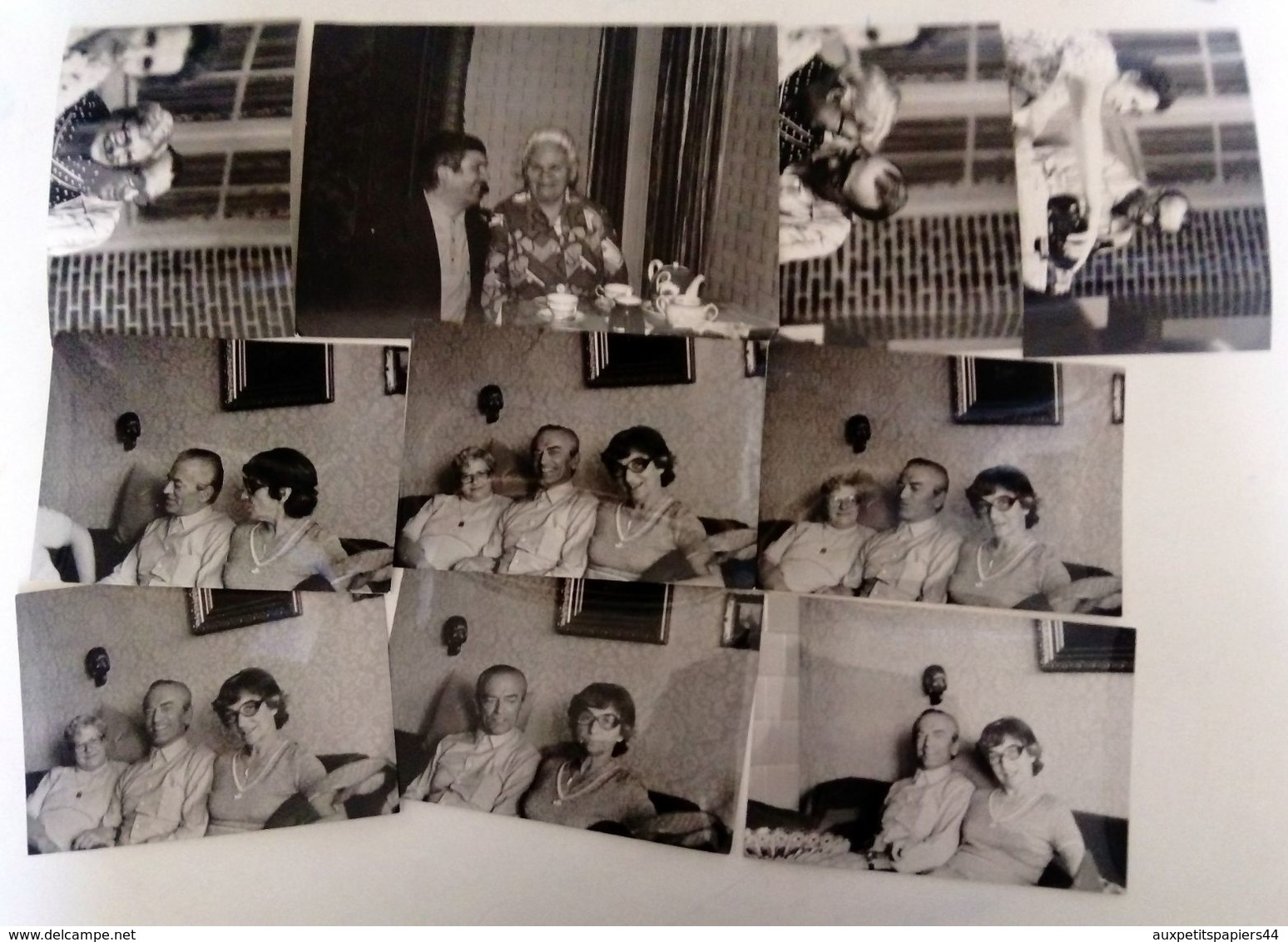 Lot de 200 Photos Originales sur le Thème du Couple vers 19400/1970 - Voir Photos