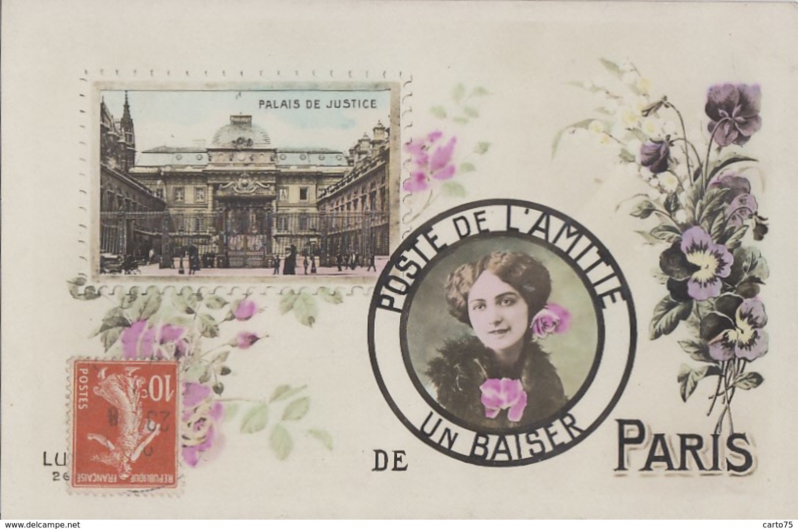 Postes - Poste De L'Amitié De Paris - Palais De Justice - Poste & Facteurs