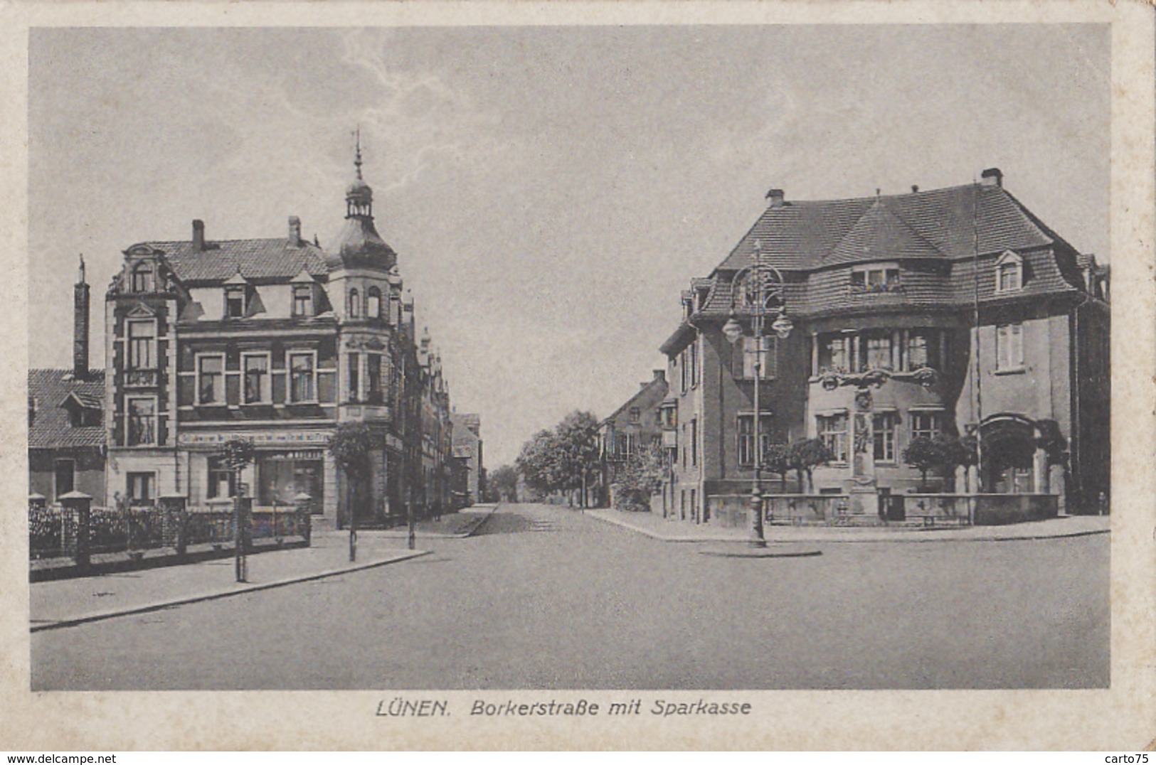 Allemagne - Luenen - Lünen - Borkerstrasse Mit Sparkasse - Lünen