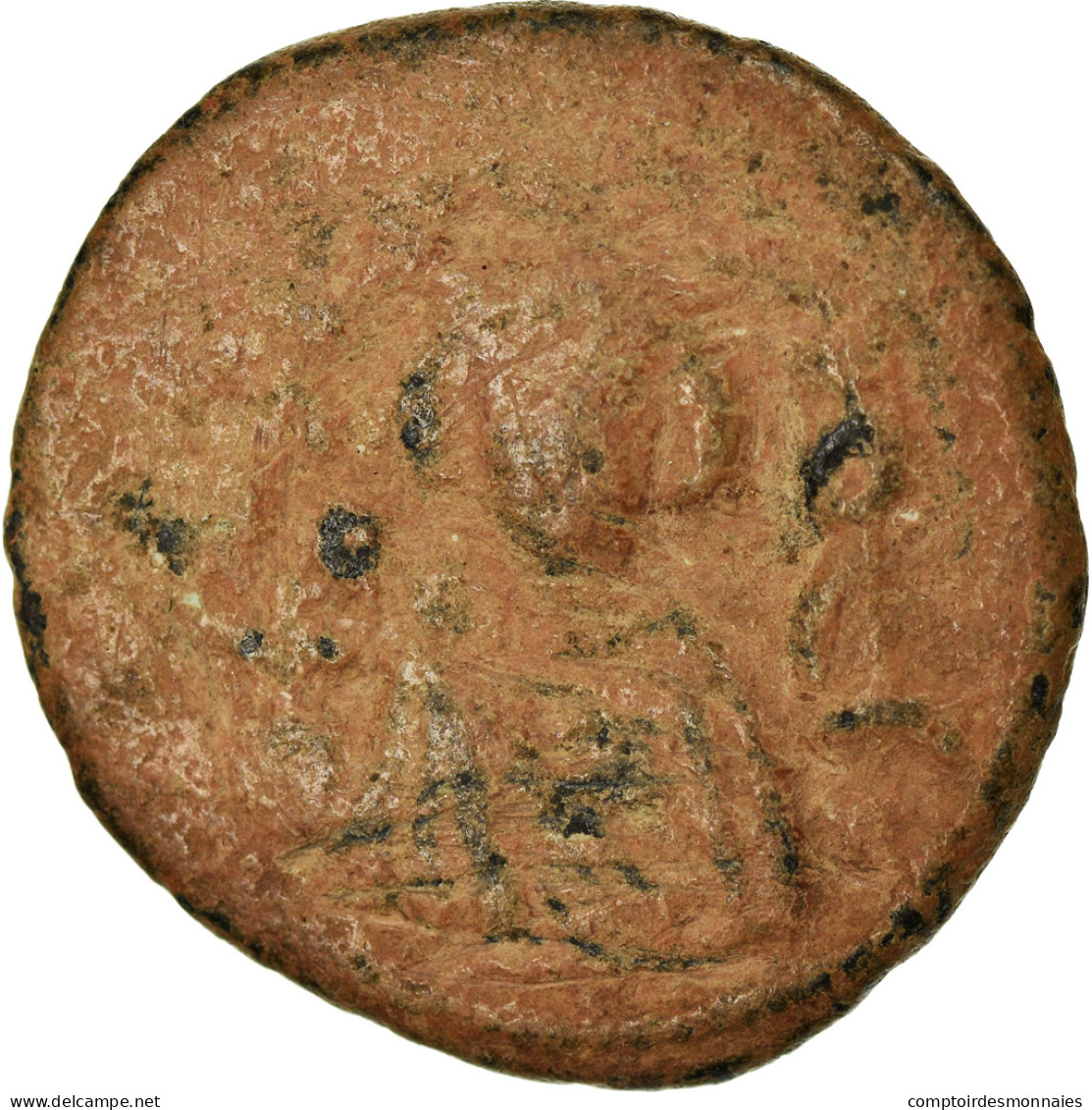 Monnaie, Arabo-Byzantines, Fals, 685-692, Hims (Emesa), TB, Bronze - Islamitisch