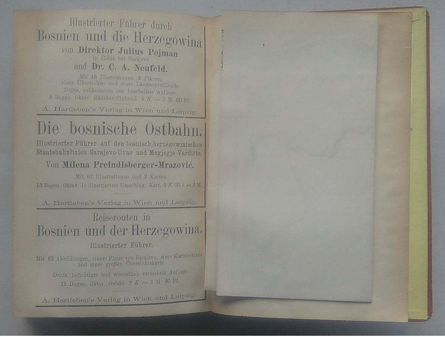 Hartleben's Illustrierter Führer Durch Dalmatien österreichischen Riviera Korfu Ionischen Inseln 1910 Guide - Livres Anciens