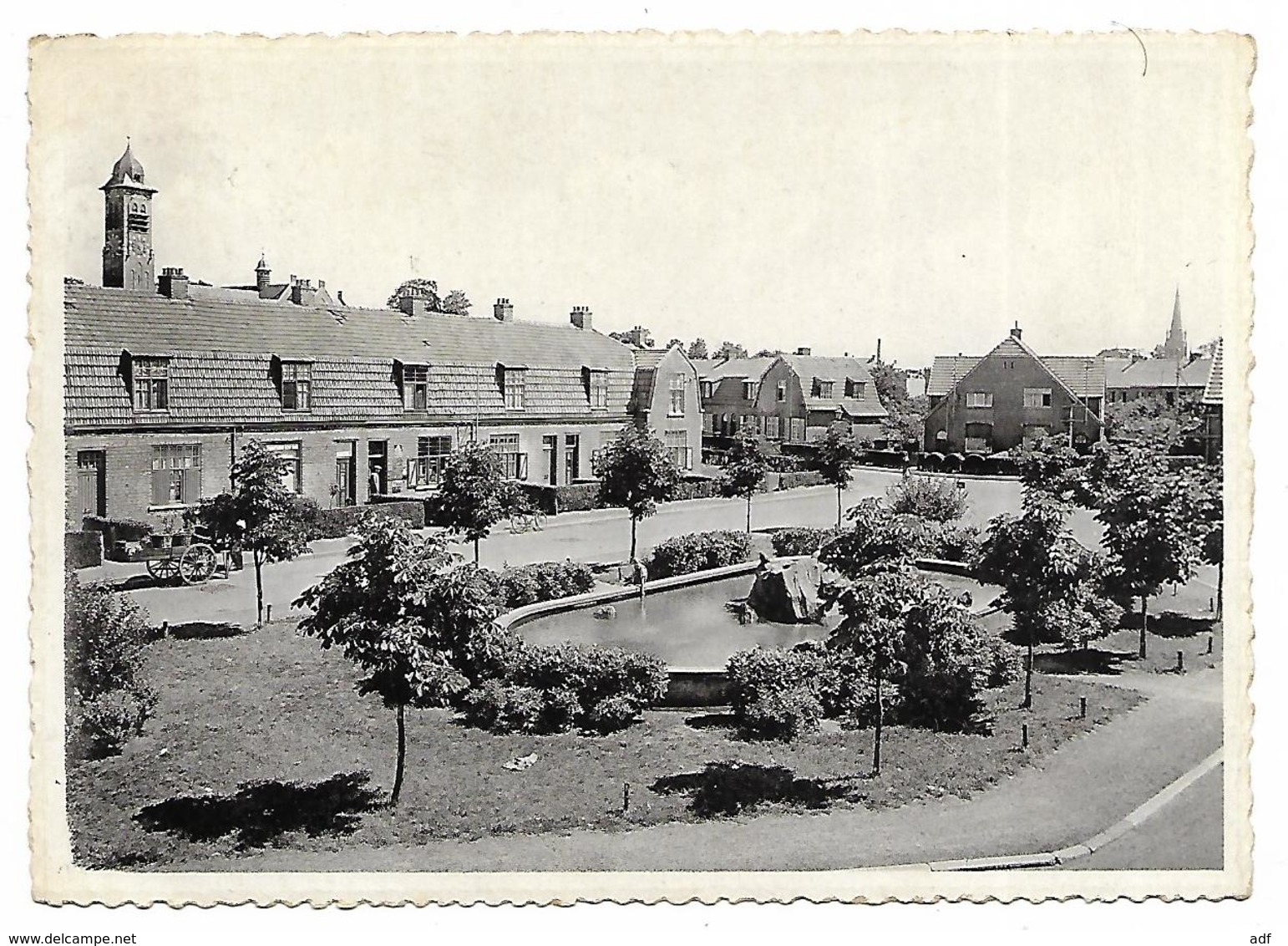 CPSM TURNHOUT, TUINWIJK - VOLKSPLEIN, ANVERS, BELGIQUE - Oud-Turnhout