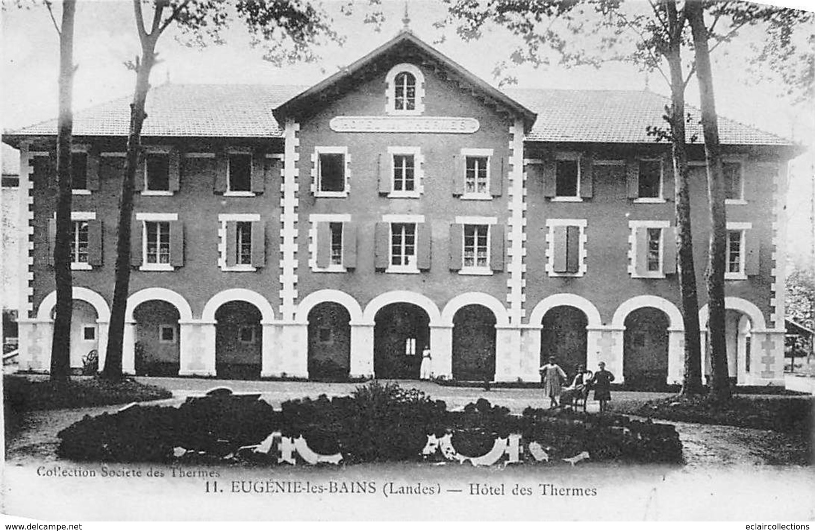 Eugénie Les Bains          40             Hôtel Des Thermes            (scan) - Autres & Non Classés