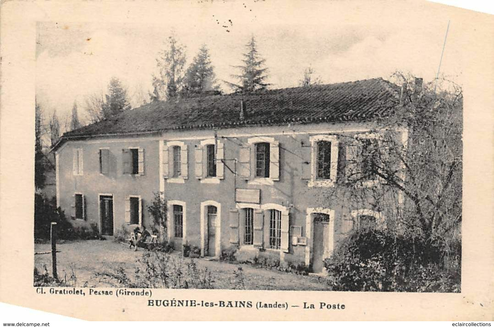 Eugénie Les Bains          40            La Poste             (scan) - Sonstige & Ohne Zuordnung