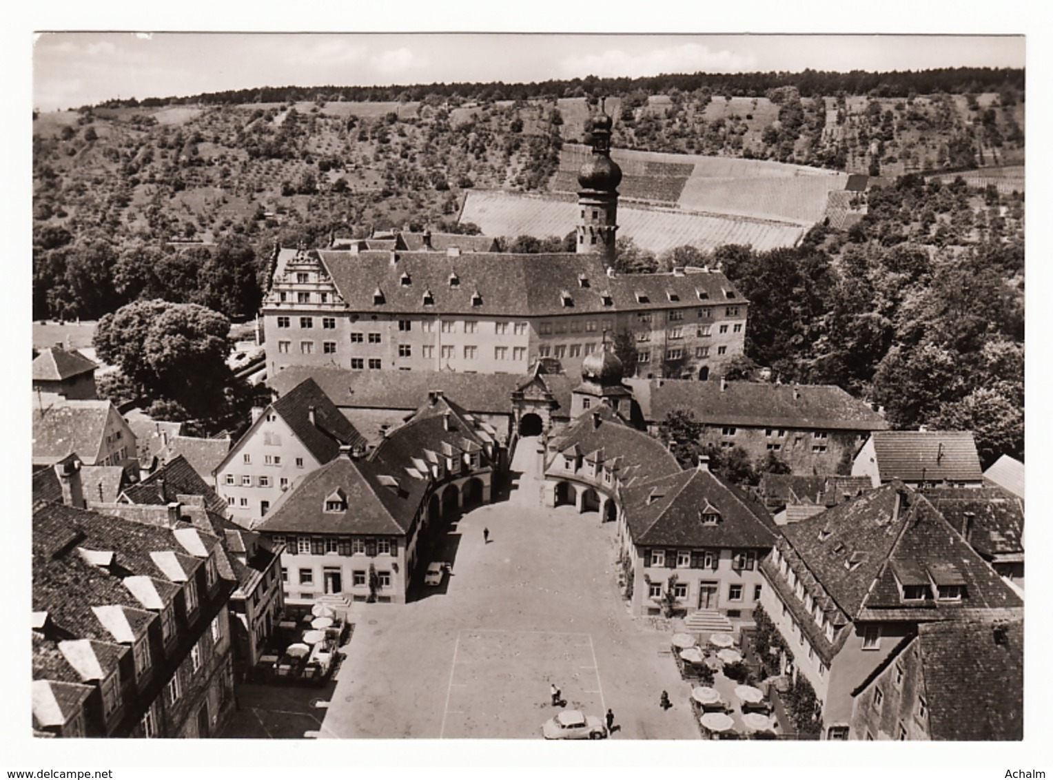 Weikersheim Im Main-Tauber-Kreis - Schloss Und Marktplatz - Tauberbischofsheim