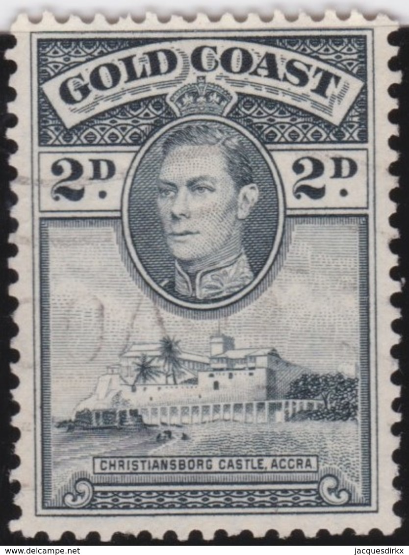 Gold Coast    .    SG        .   123a  12x11½      .    O     .   Oblitéŕé    .   /    .    Cancelled - Costa De Oro (...-1957)