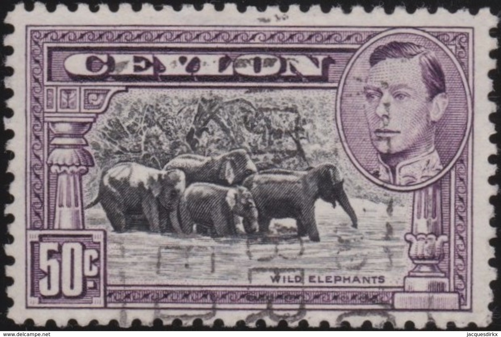 Ceylon     .    SG        .    394c      .         O      .     Oblitéré    .   /    .  Cancelled - Ceylon (...-1947)