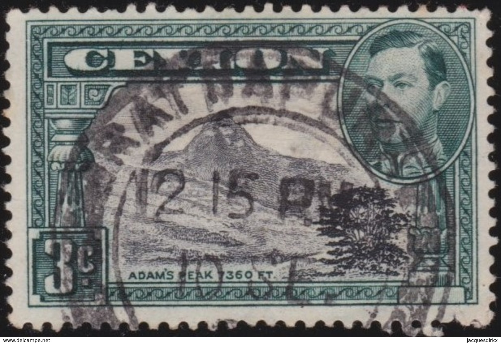 Ceylon     .    SG        .    387a       .         O      .     Oblitéré    .   /    .  Cancelled - Ceylan (...-1947)