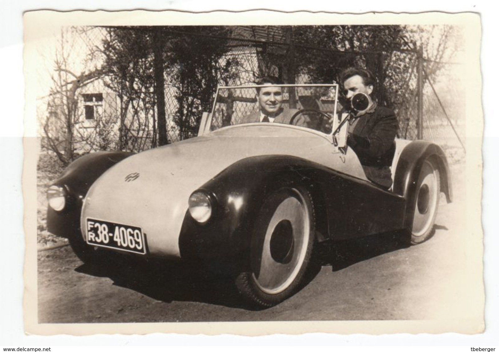 Ca 1955 Foto Auto Unbekannter Marke Kein Maico Aber So ähnlich - Automobili