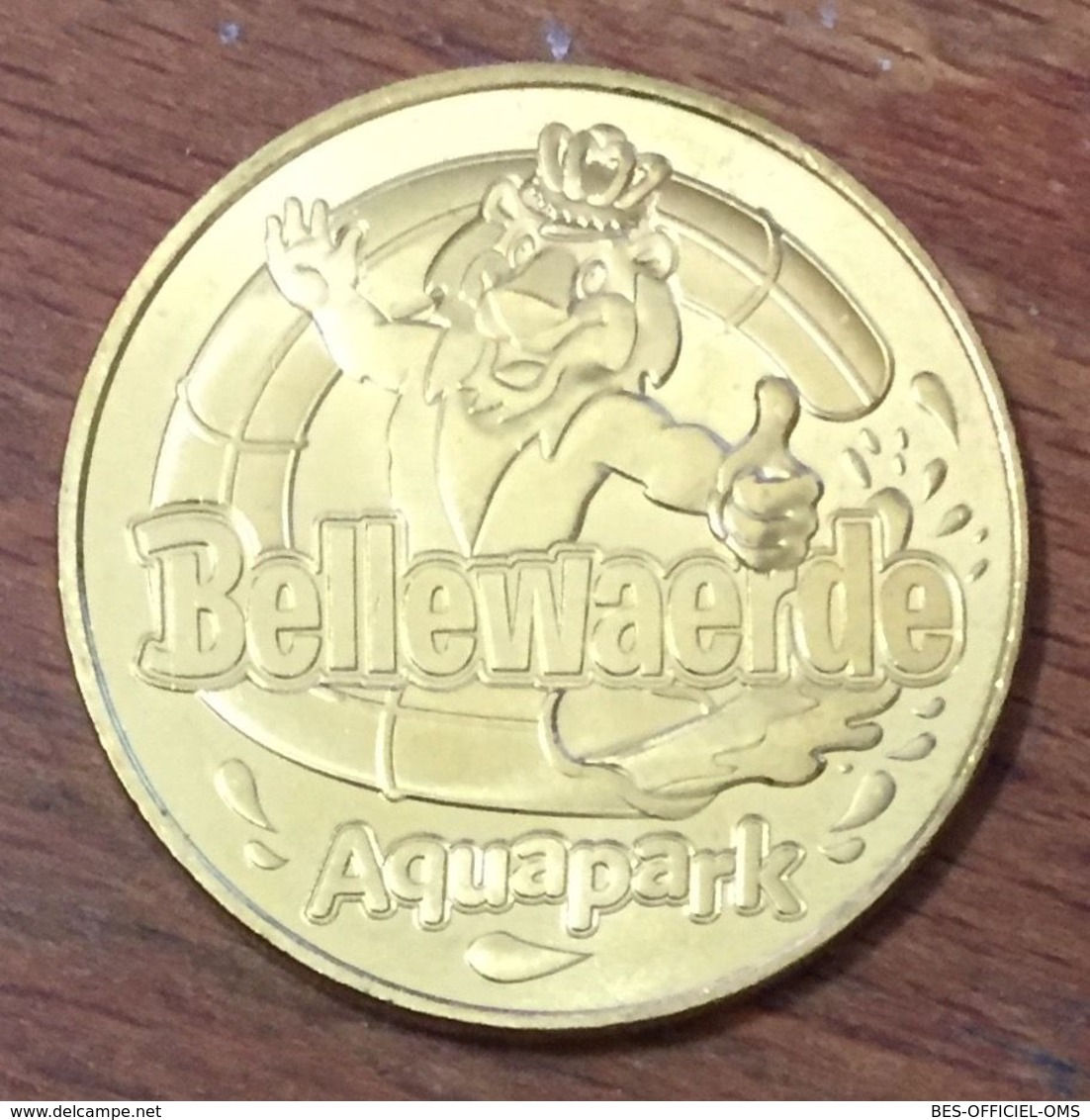 BELGIQUE BELLEWAERDE AQUAPARK MDP 2019 MÉDAILLE SOUVENIR MONNAIE DE PARIS JETON TOURISTIQUE TOKENS MEDALS COINS - Turísticos