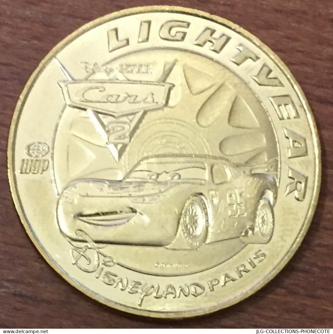 77 DISNEYLAND CARS LIGHTYEAR DISNEY MDP 2019 MÉDAILLE MONNAIE DE PARIS JETON TOURISTIQUE TOKENS MEDALS COINS - 2019