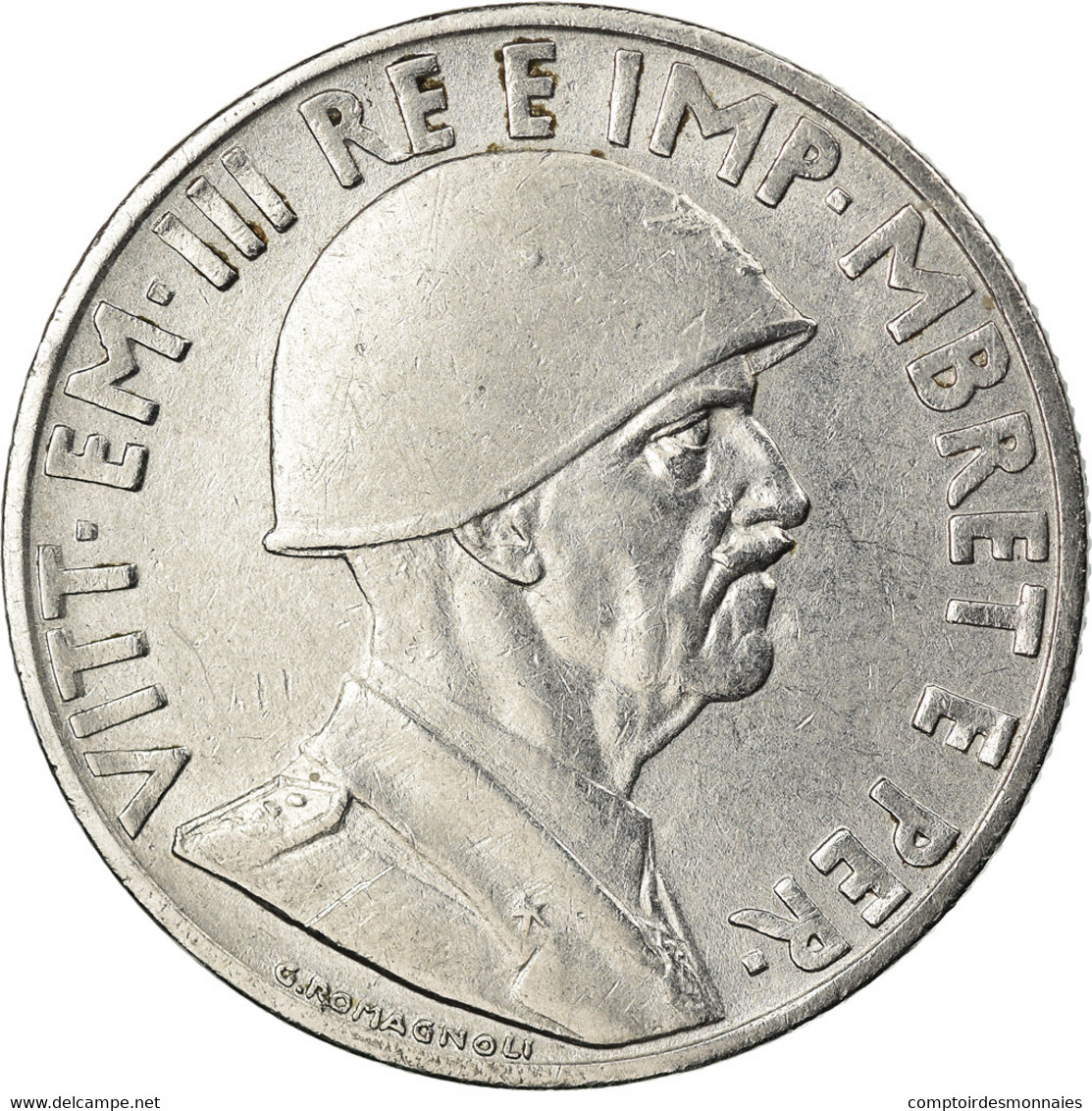 Monnaie, Albania, Vittorio Emanuele III, Lek, 1939, Rome, SUP+, Stainless Steel - Albanië