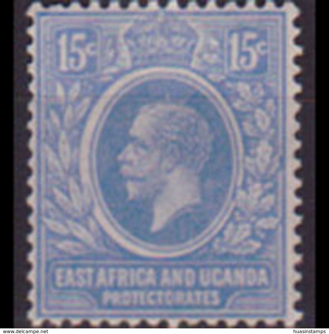 EAST AFRICA 1907 - Scott# 36 King EVII 15c LH Back Thin - Afrique Orientale
