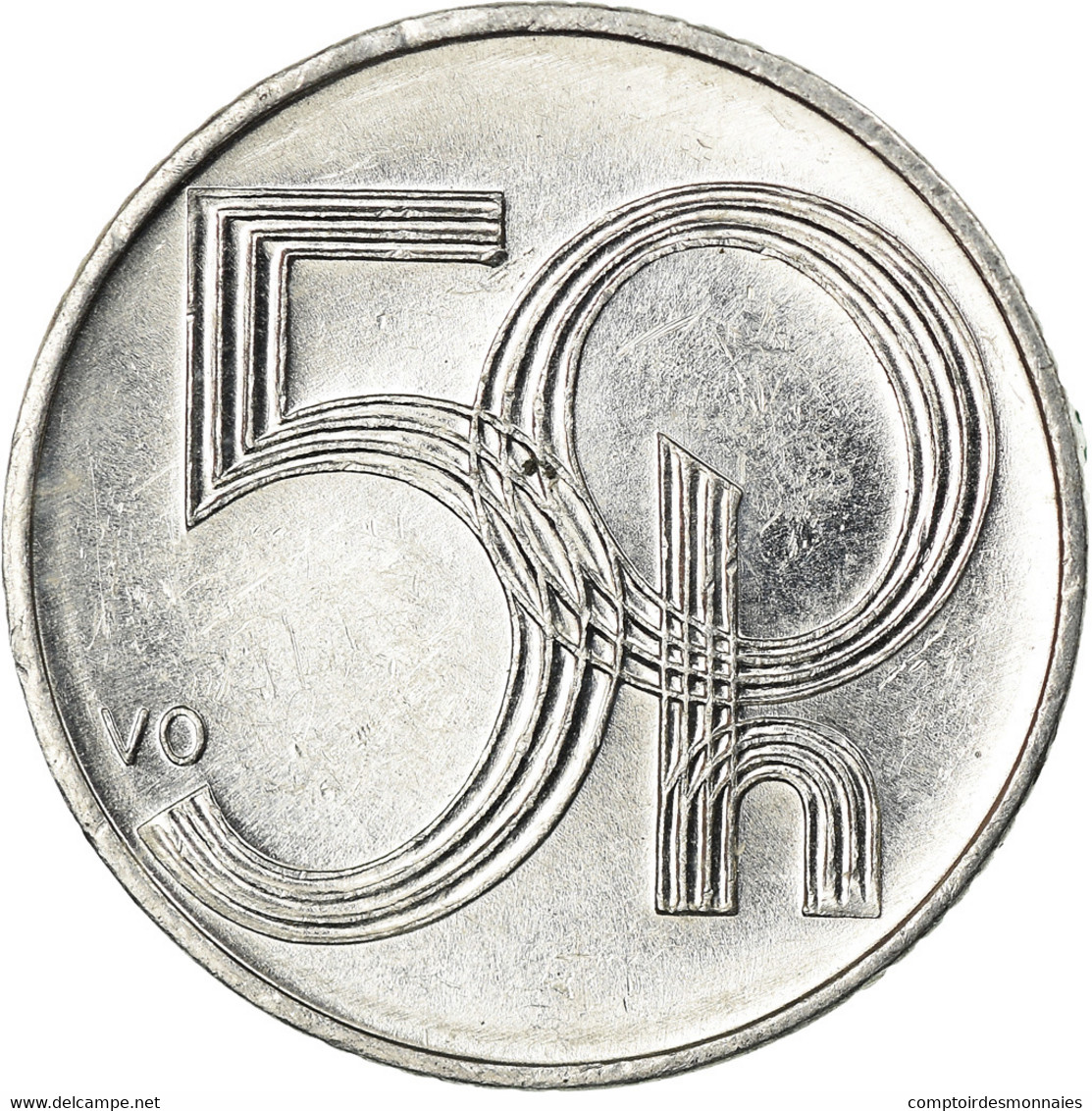 Monnaie, République Tchèque, 50 Haleru, 2005, Jablonec Nad Nisou, TTB - Tchéquie