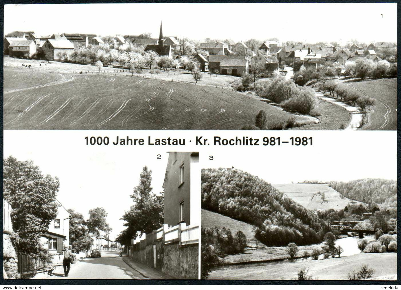 B4106 - TOP Lastau Jubiläumskarte - VEB Papierfabrik - Verlag Bild Und Heimat Reichenbach - Rochlitz
