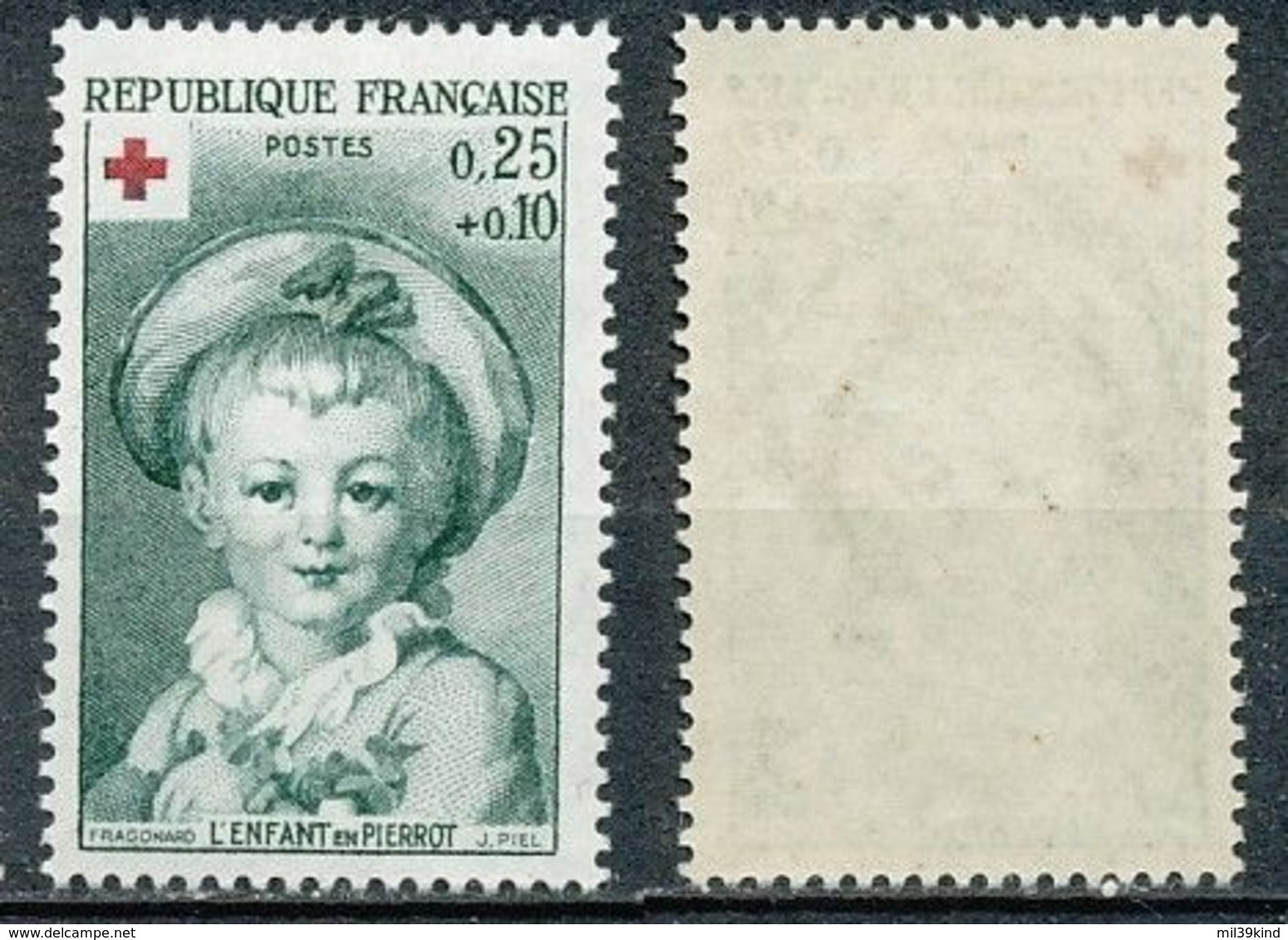 FRANCE - 1962 - Nr 1367 - Croix Rouge - Neuf - Ungebraucht