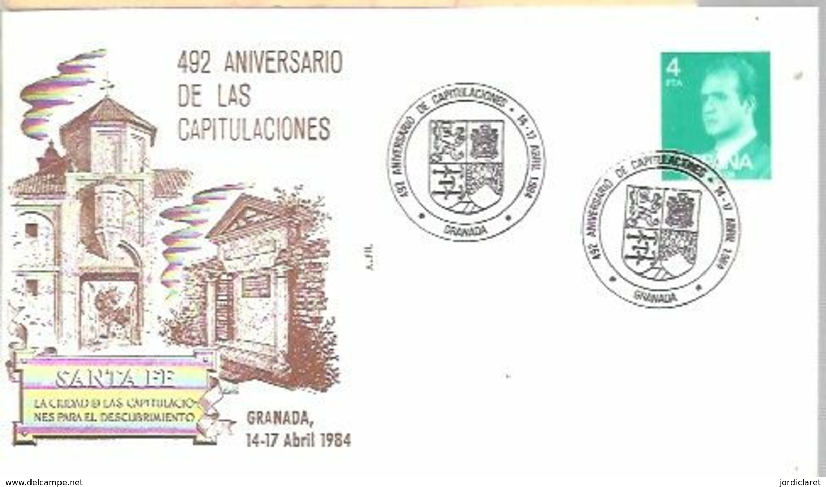 POSTMARKET ESPAÑA  GRANADA 1984 - Raubkatzen