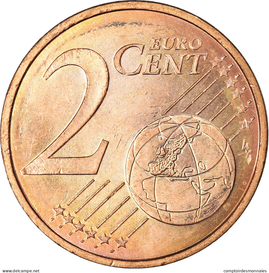 Monaco, 2 Euro Cent, 2001, SUP, Copper Plated Steel, KM:168 - Monaco
