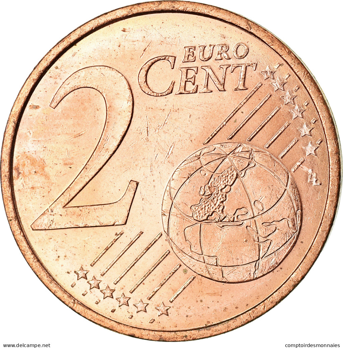 Monaco, 2 Euro Cent, 2001, SPL, Copper Plated Steel, KM:168 - Monaco