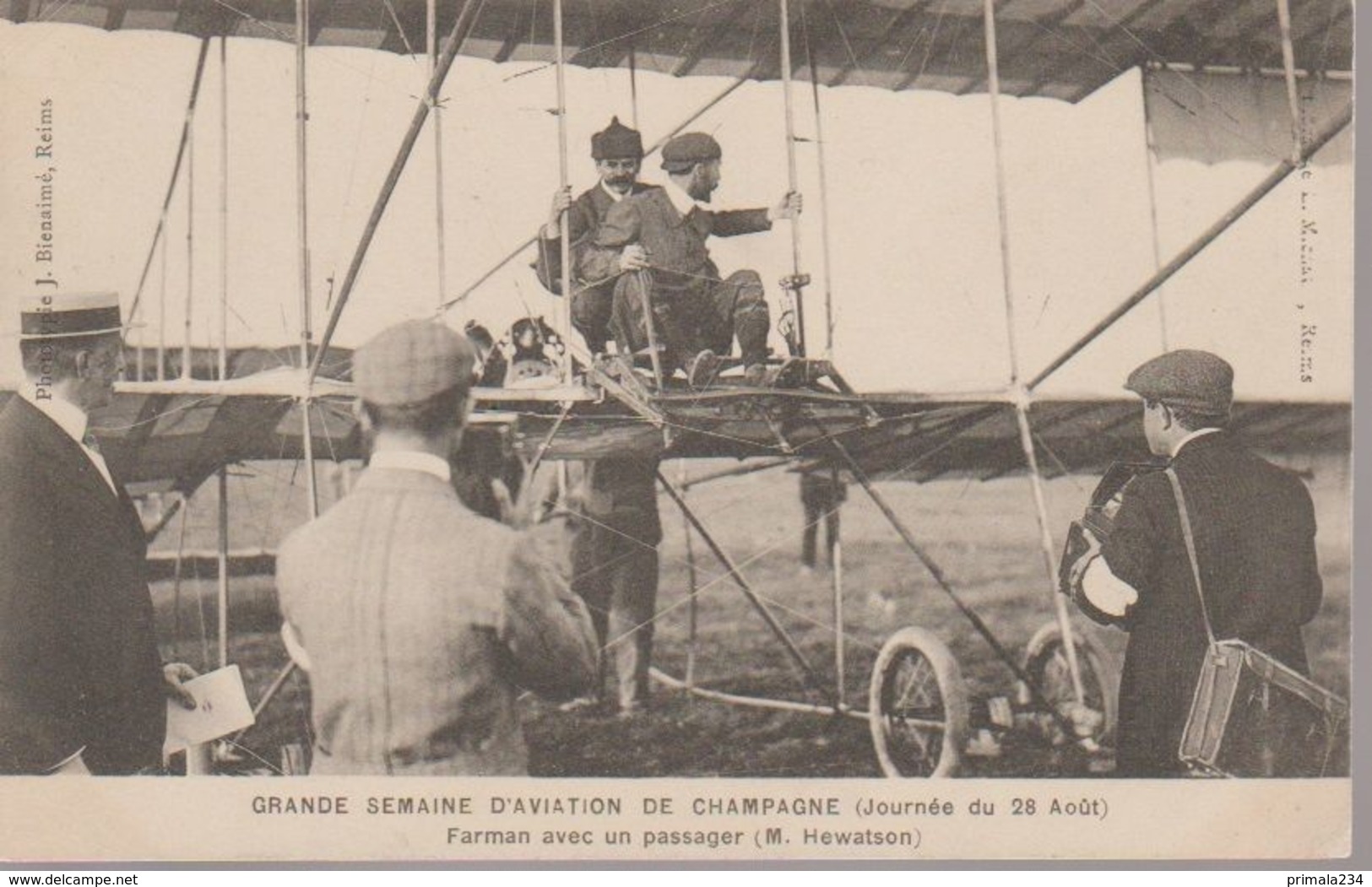 BETHENY - FARMAN AVEC UN PASSAGER - Bétheny