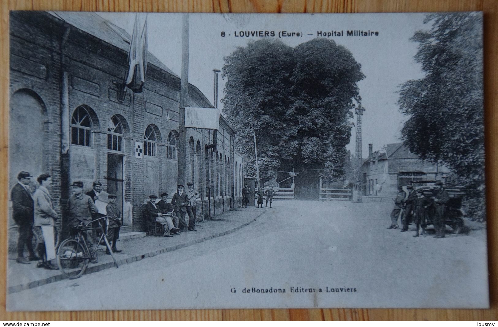 27 : Louviers - Hôpital Militaire - Animée : Belle Animation - Militaria - (n°18205) - Louviers