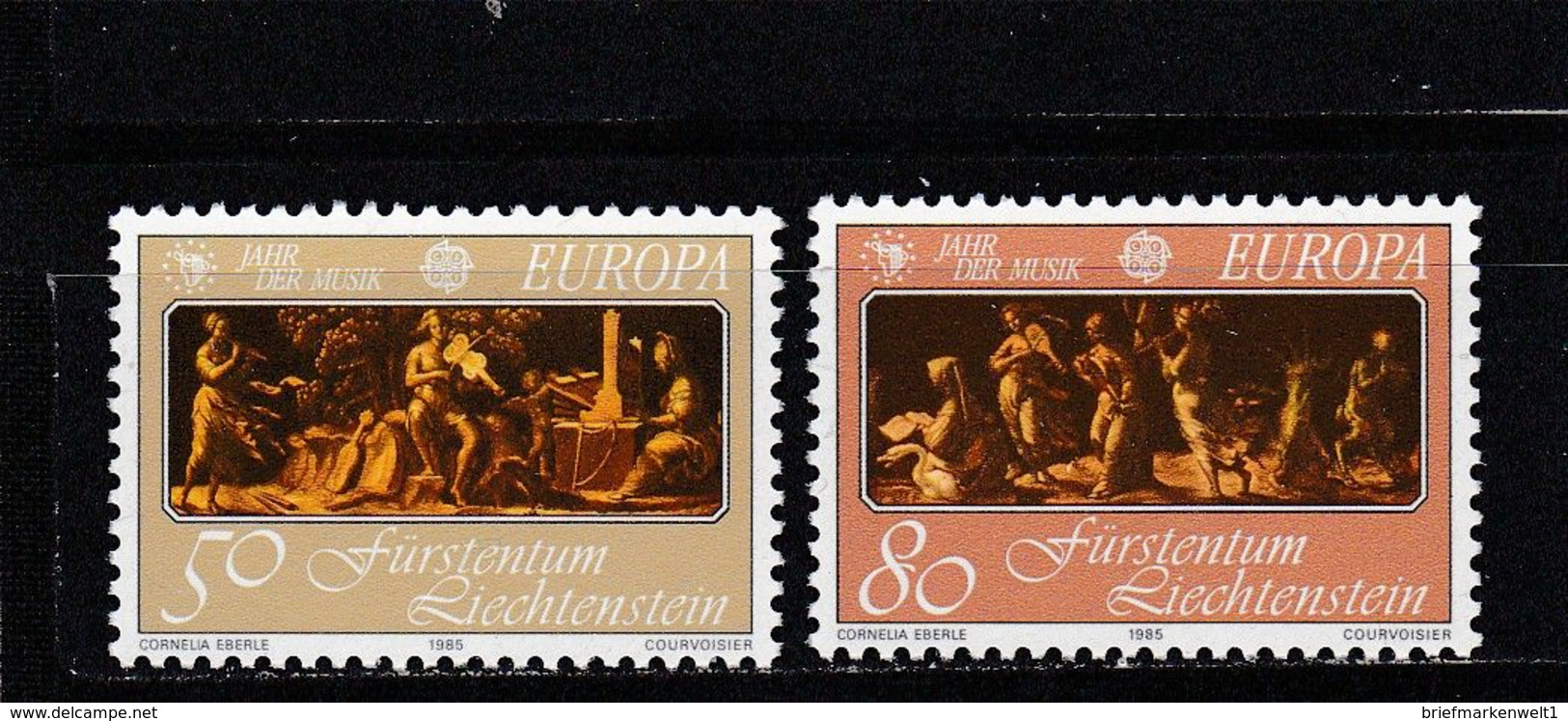 Liechtenstein, Nr. 866/67** (T 17432) - Unused Stamps