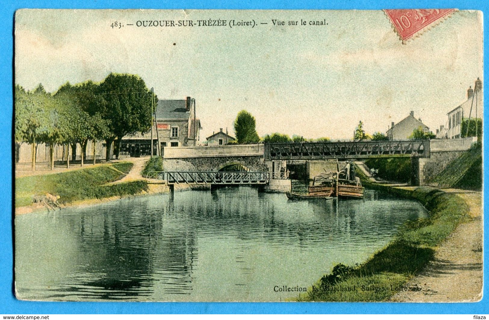 45 - Loiret - Ouzouer Sur Trezee Vue Sur Le Canal (N1086) - Ouzouer Sur Loire