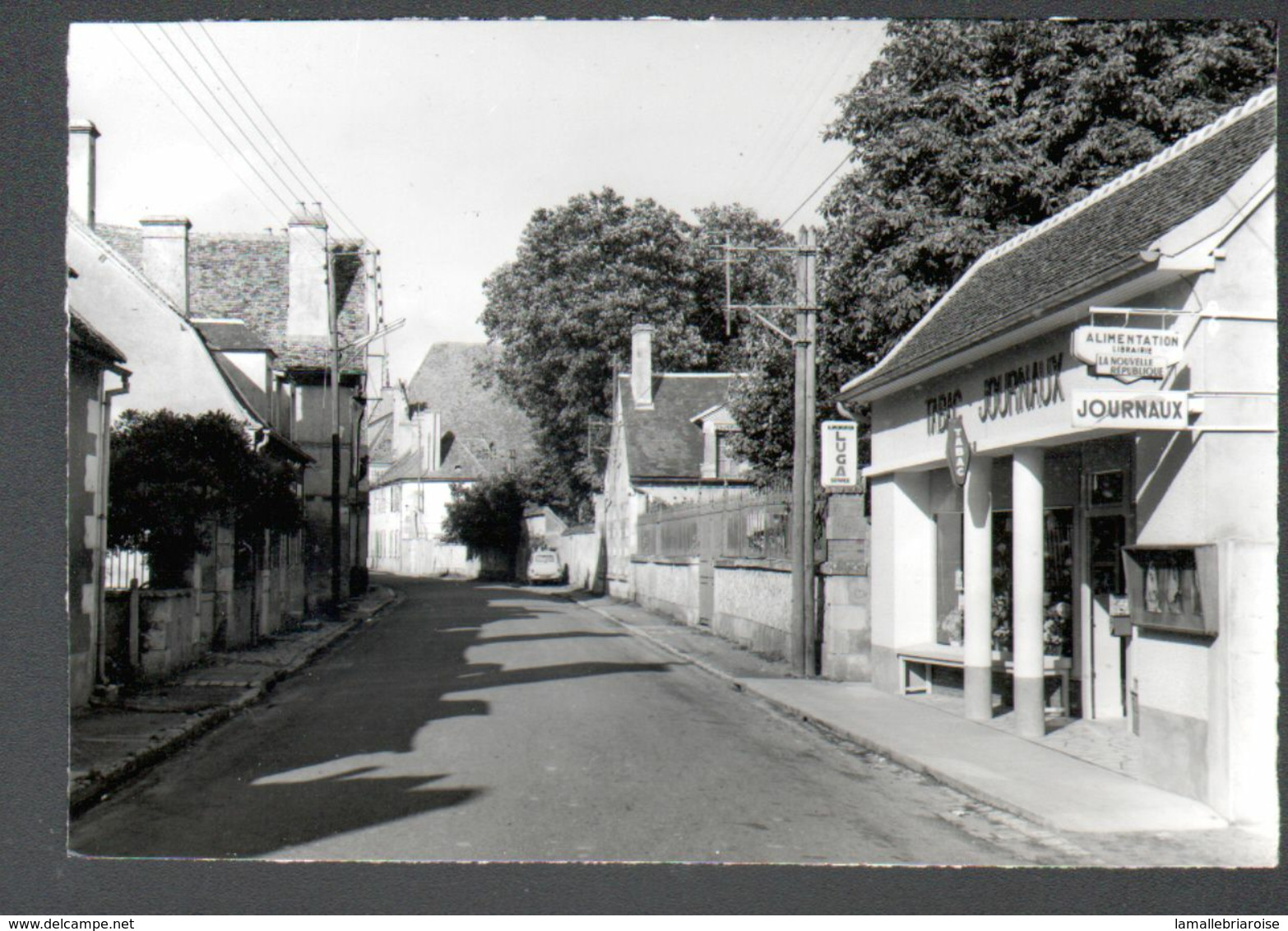 18, CLICHE PHOTO ORIGINAL POSITIF POUR TIRAGE EN CARTE POSTALE, La Grande Rue - Lere