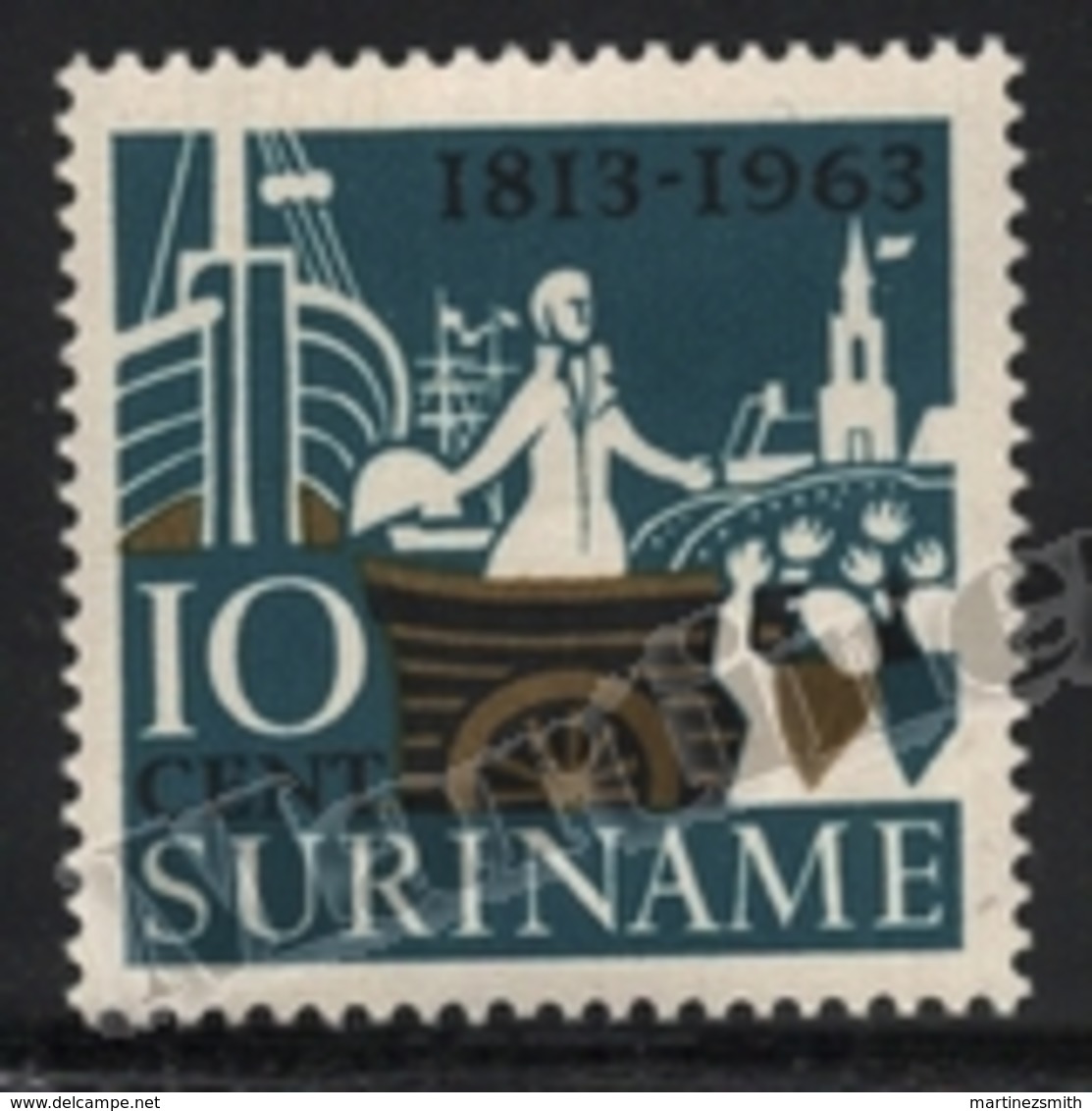 Surinam - Suriname 1963 Yvert 390, Politics. 150th Anniv Declaration Sovereign Principality Netherlands - MNH - Surinam