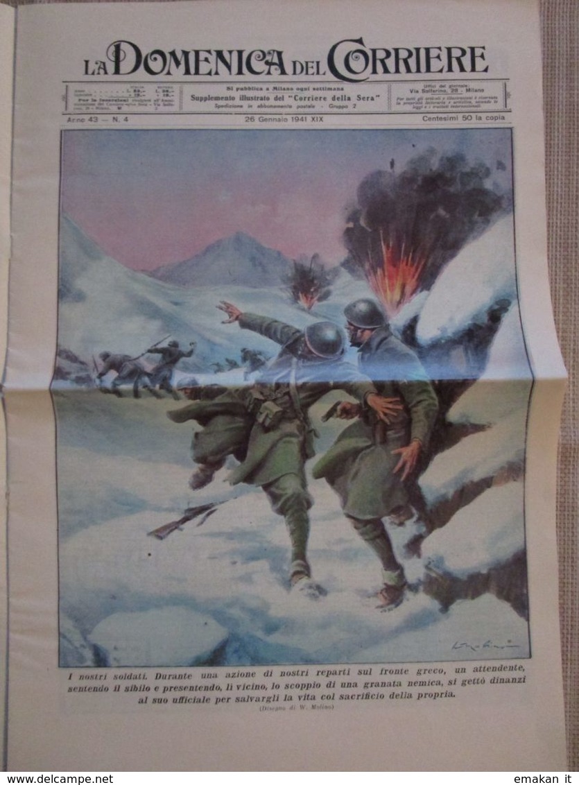 # GIORNALI DI GUERRA N 24 CON DOMENICA DEL CORRIERE  / WALKOVER EDITORE - War 1939-45