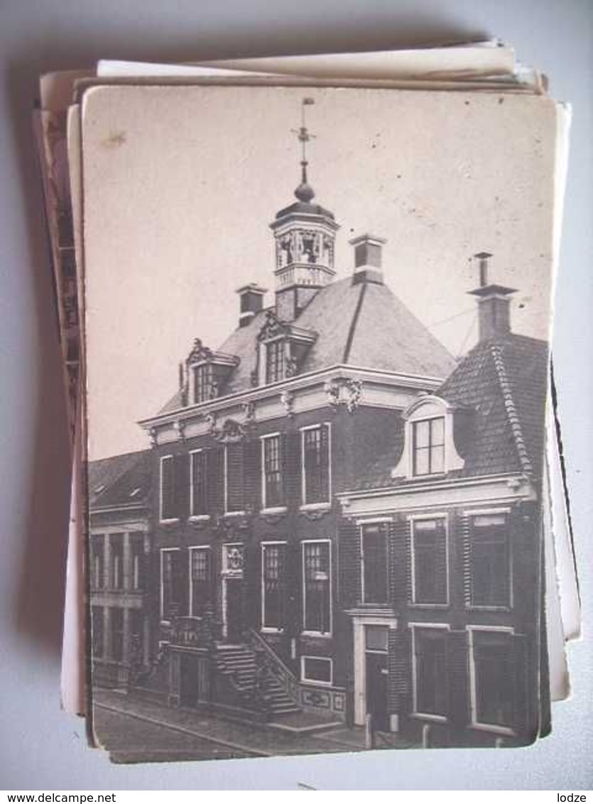 Nederland Holland Pays Bas Sneek Met Stadhuis - Sneek