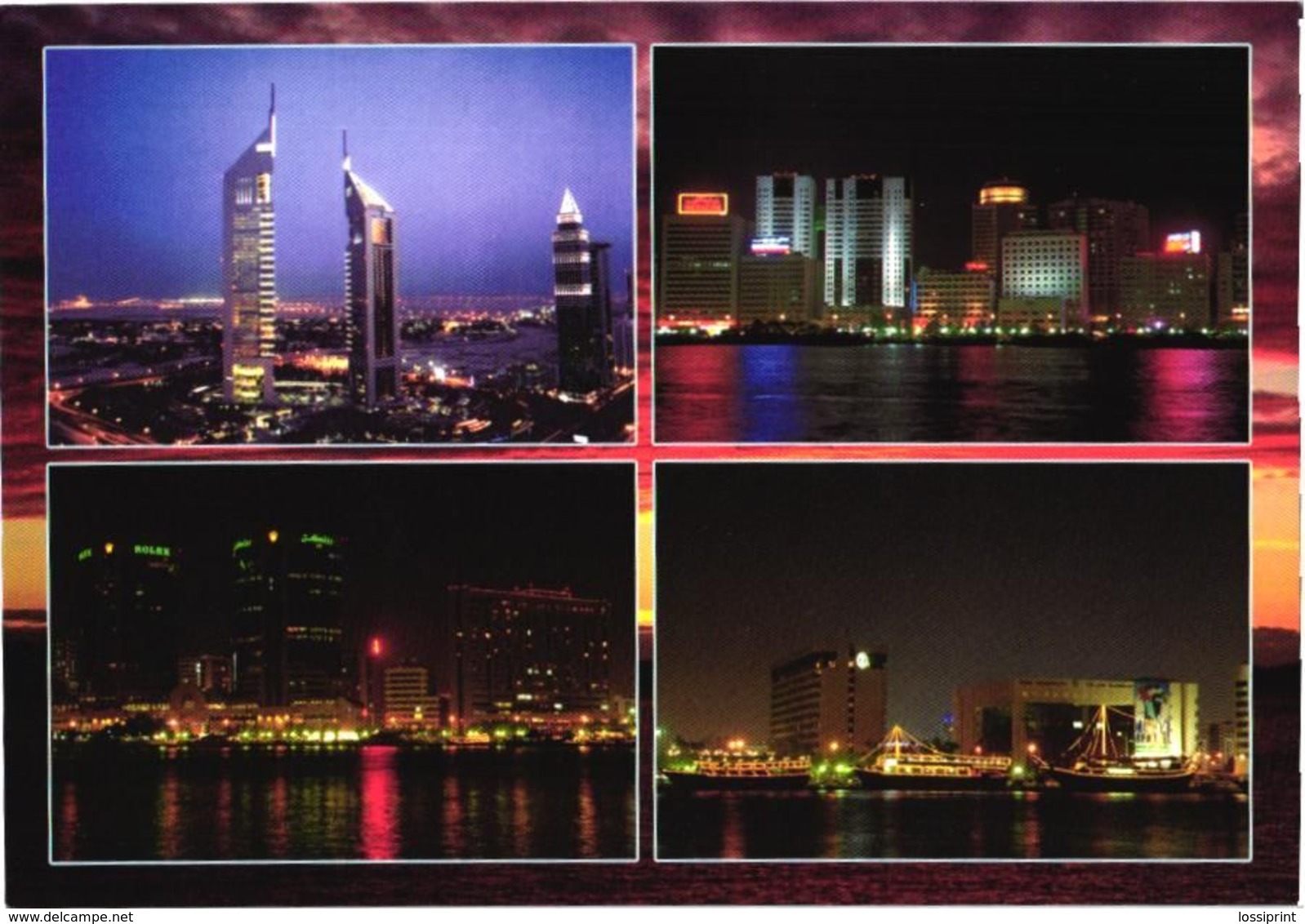 United Arab Emirates:Dubai Views At Night - United Arab Emirates