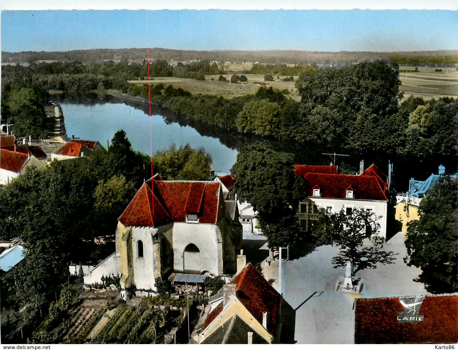 Gurgy * L'église Et Les Bords De L'yonne - Gurgy