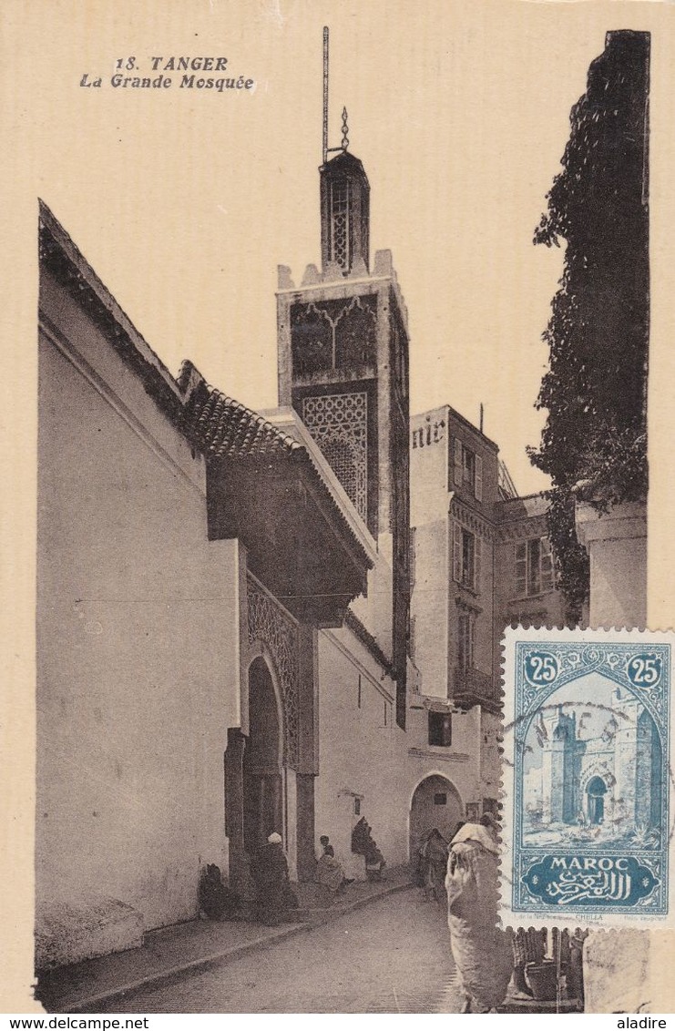 1930 - CP De Tanger, Maroc, Vers Dieppe, France - Daguin Tanger Son Site Son Climat  - Affrt 25 C - Briefe U. Dokumente