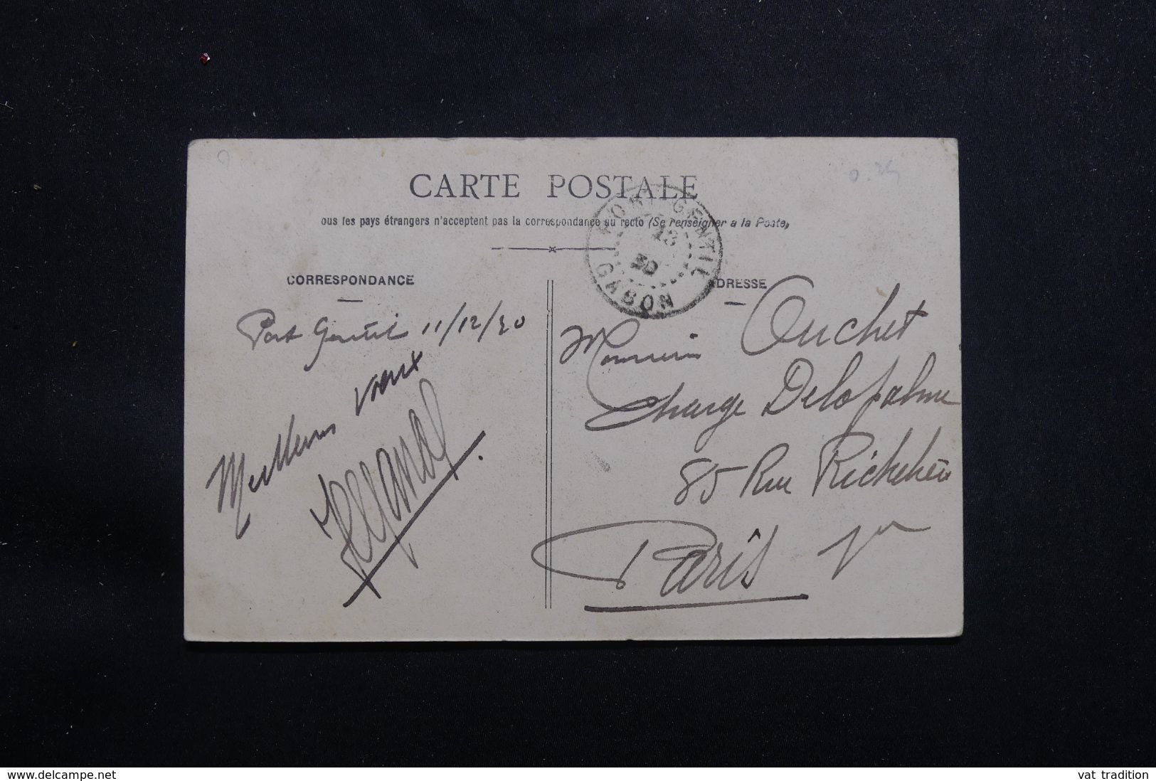 GABON - Affranchissement De Port Gentil Sur Carte Postale En 1930 Pour Paris - L 65461 - Lettres & Documents