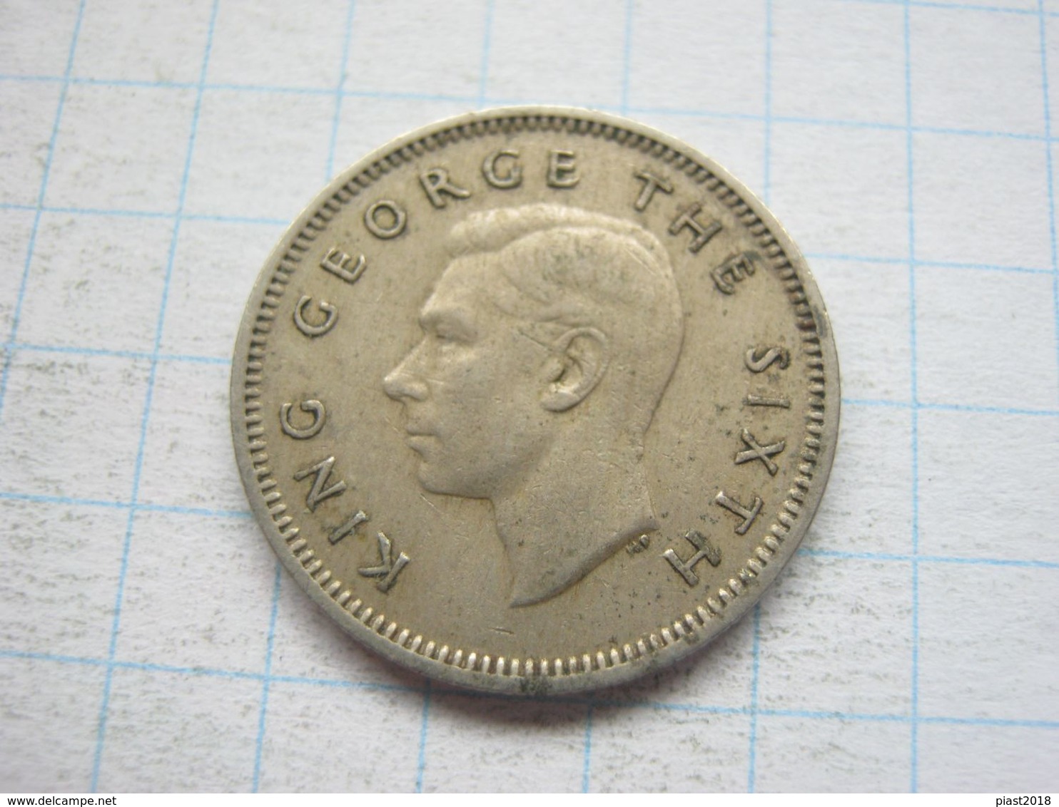 New Zealand  6 Pence 1951 - New Zealand