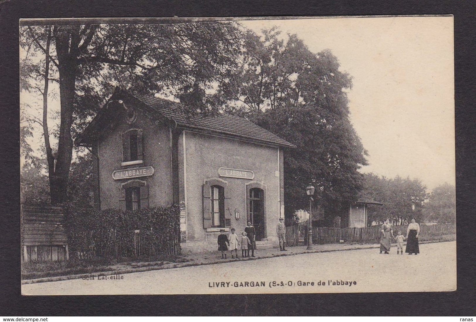 CPA Seine Saint Denis 93 Livry Gargan Gare Chemin De Fer écrite - Livry Gargan