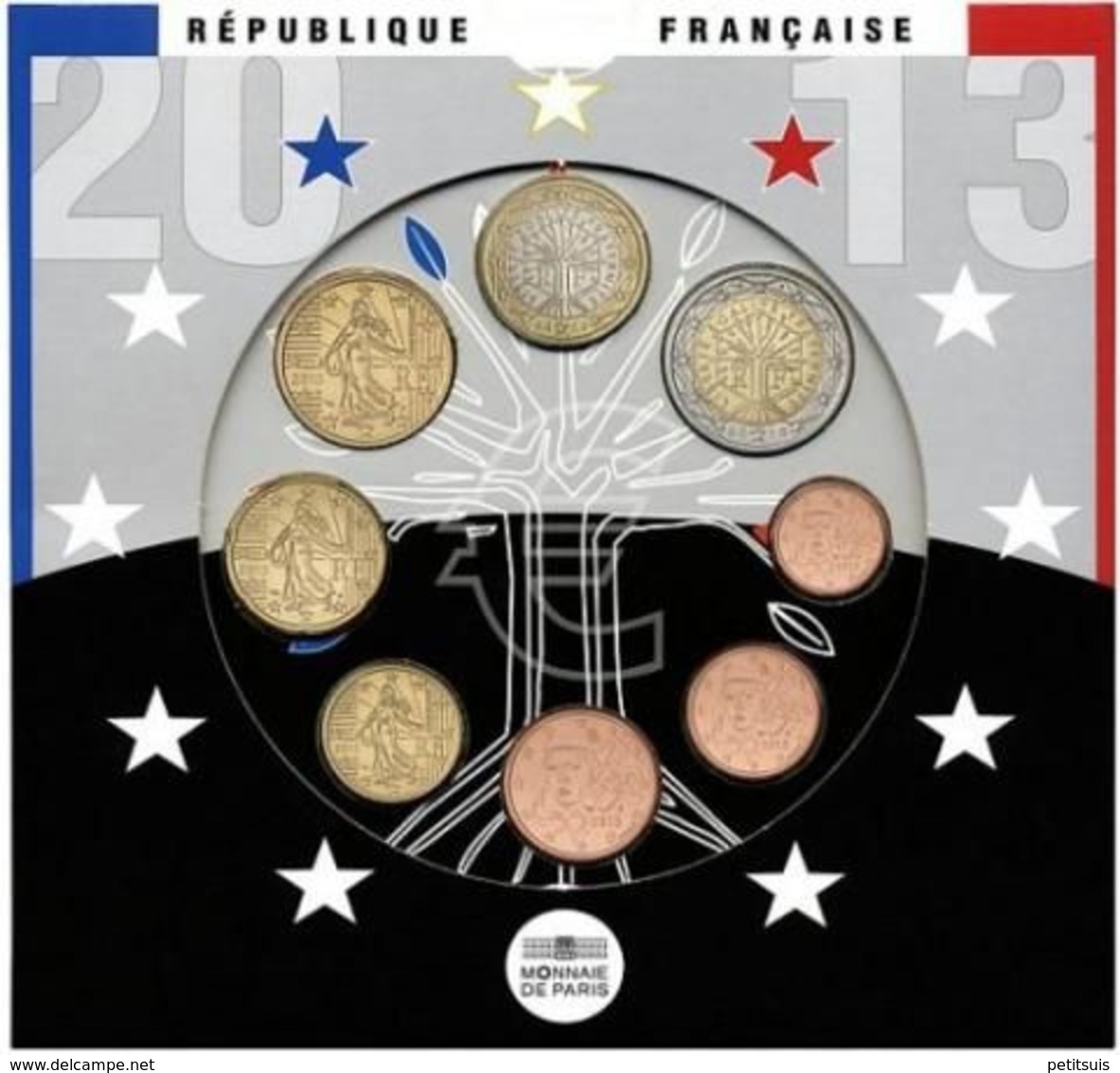 France Euro Coins Set 2013 - Frankrijk